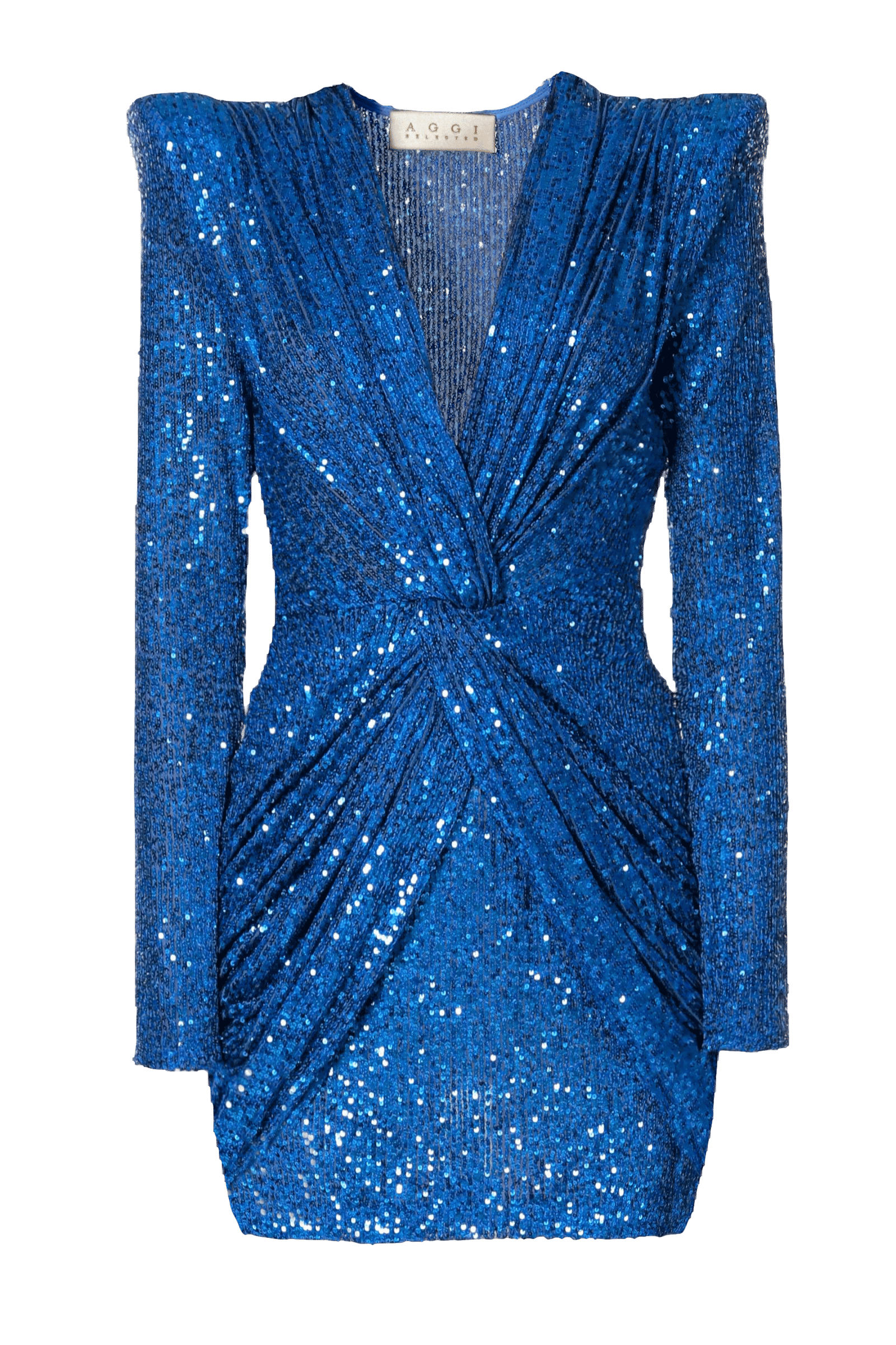 Dress Jennifer Brillant Blue in Blue made by HALEWSKI