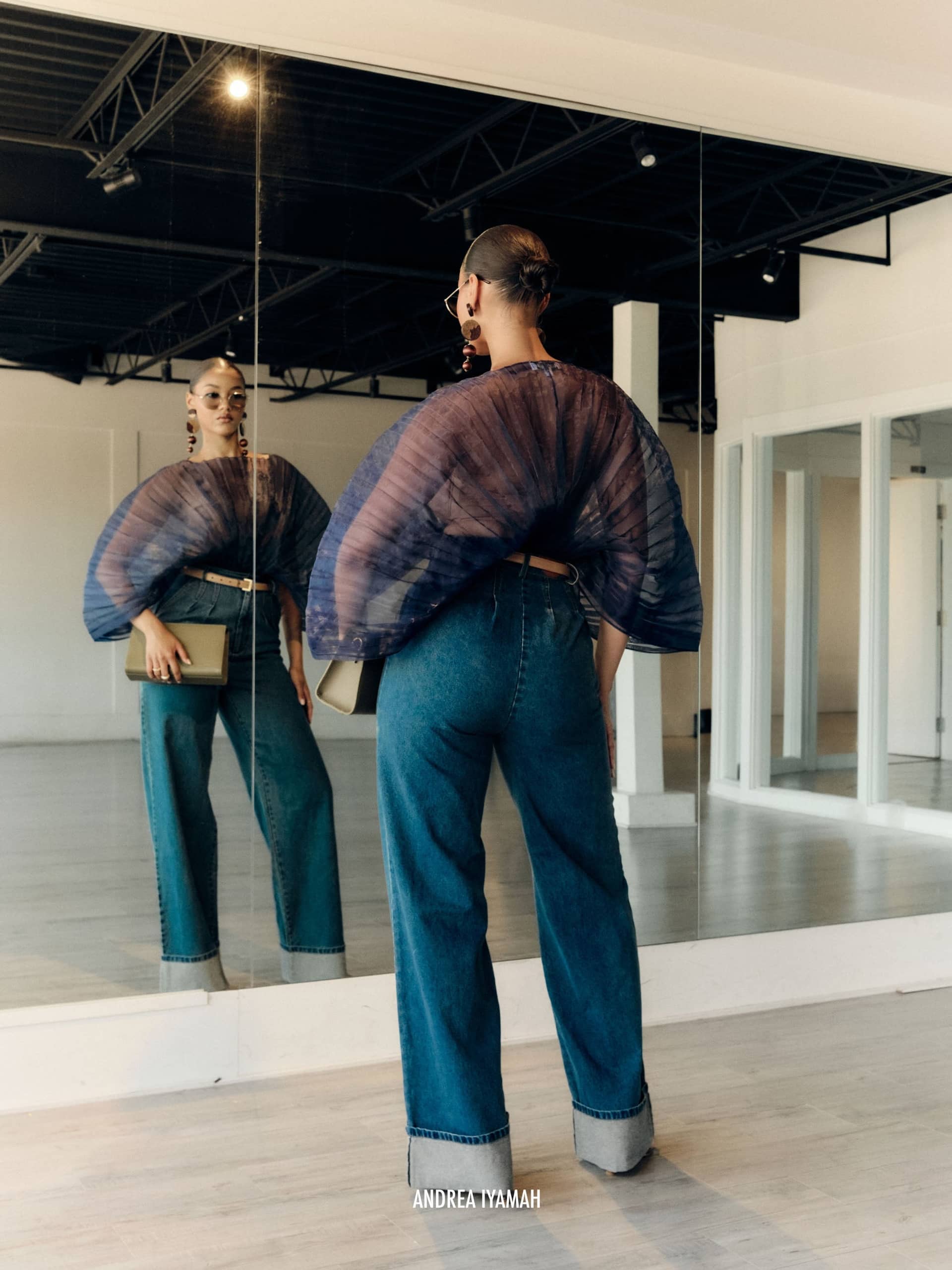 NEVY PANTS - DENIM made by Andrea Iyamah