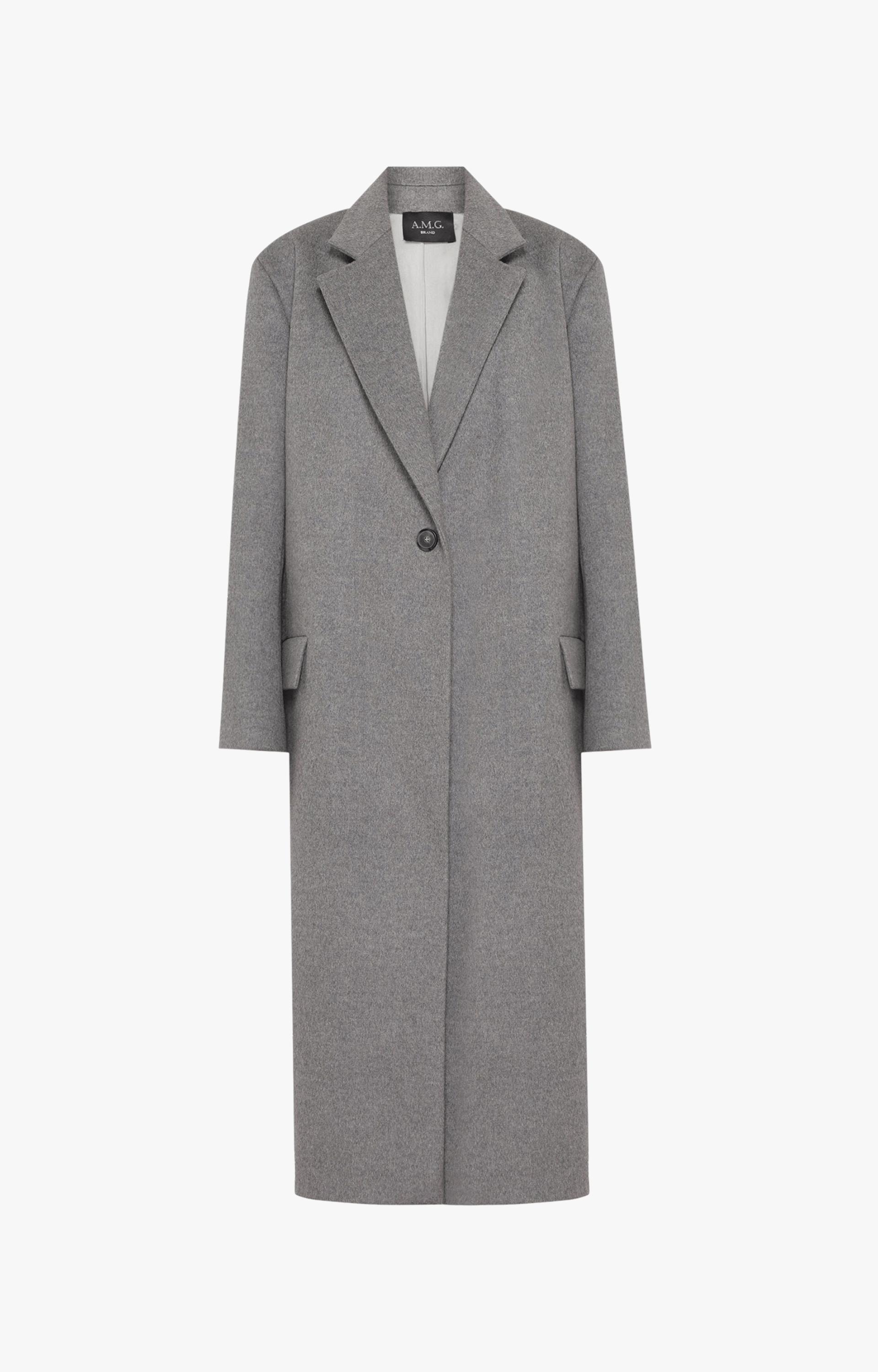Wool Grey Coat made by A.M.G