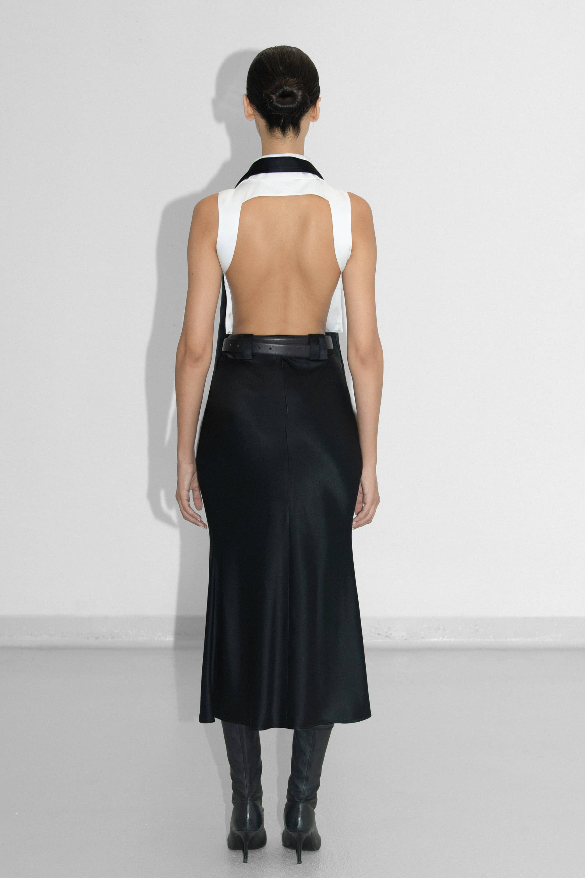 BIAS-CUT MIDI SKIRT made by Vestiaire d'un Oiseau Libre