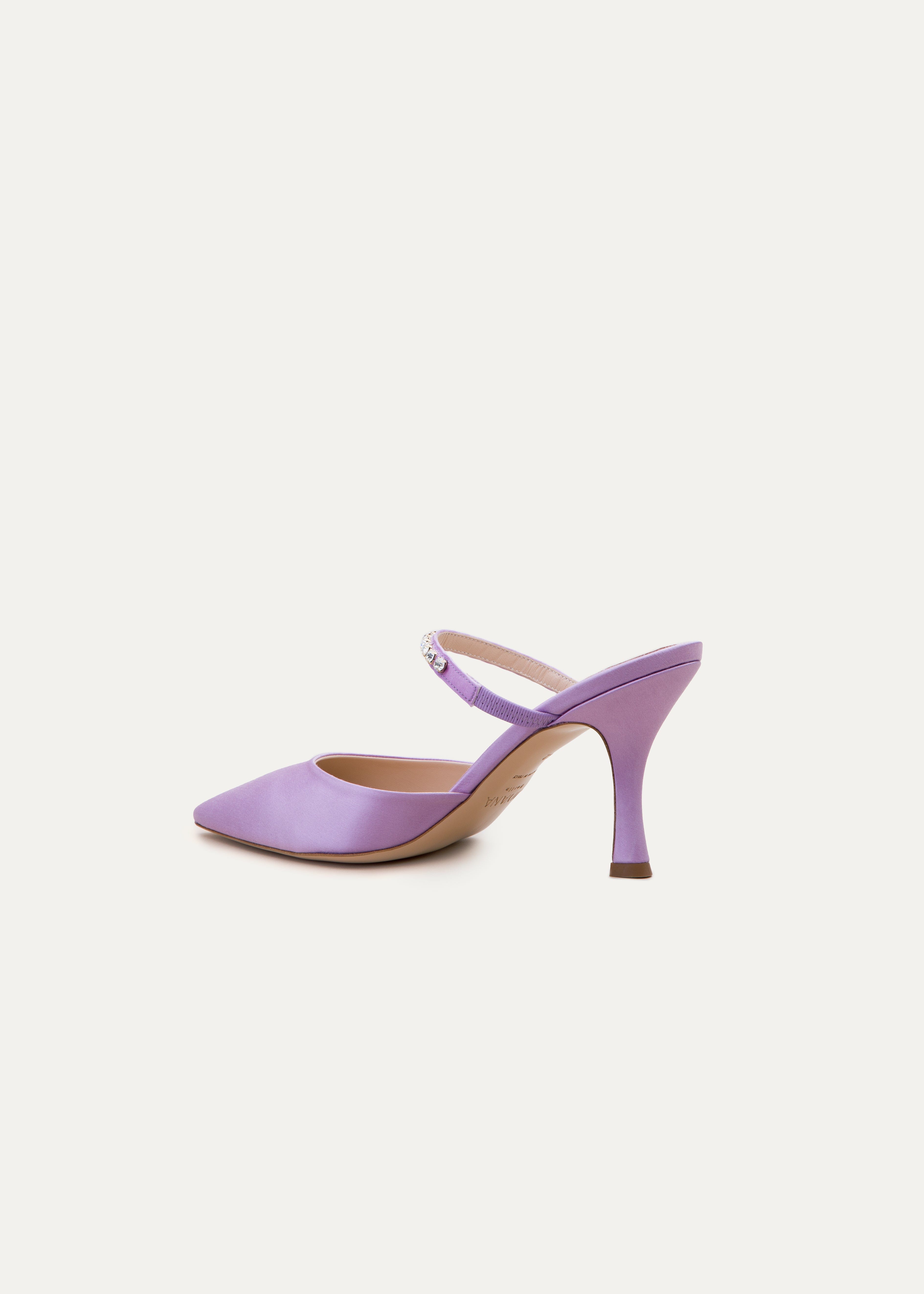 Louna Mules in Purple made by Miyana Berlin