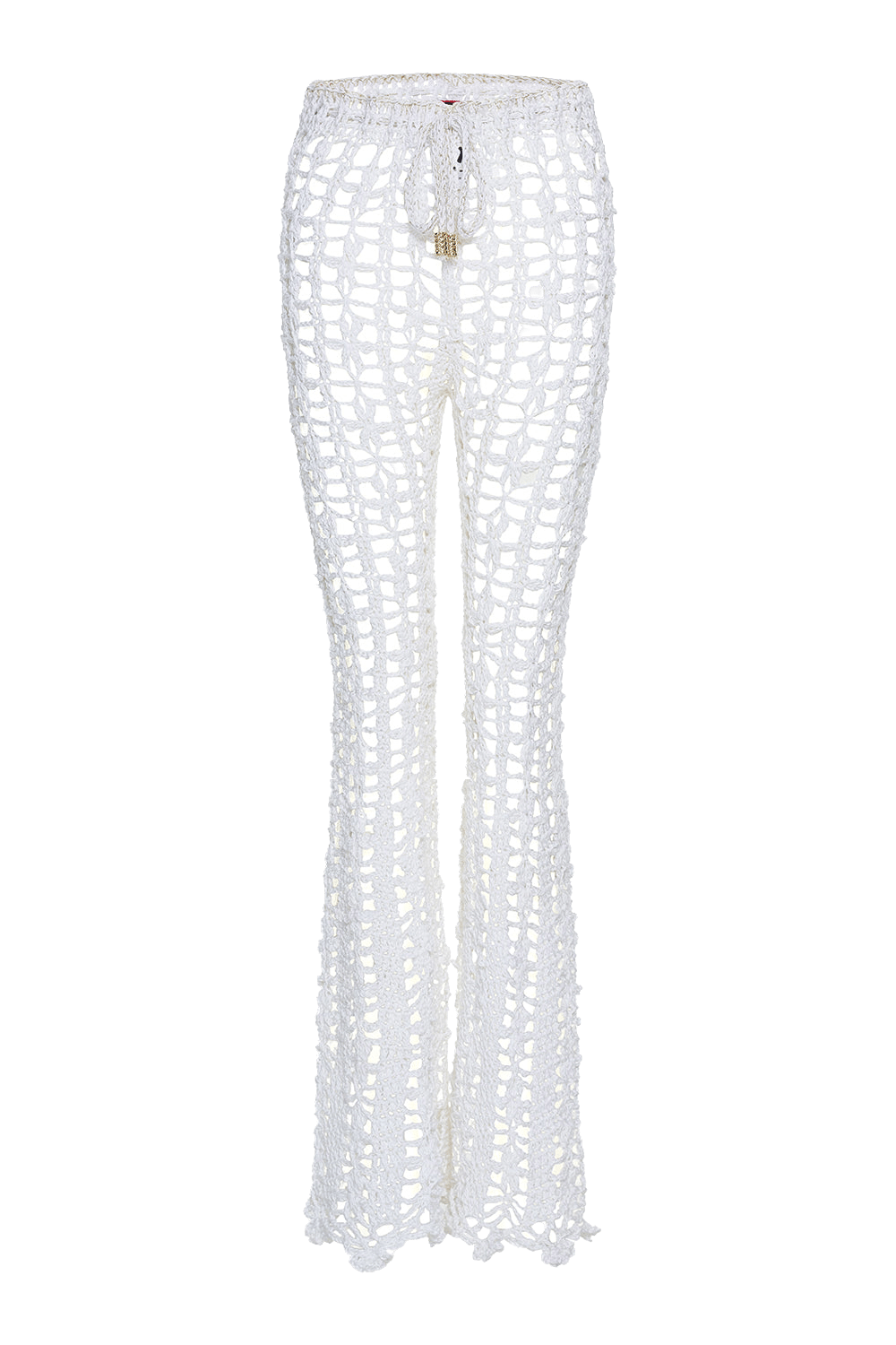 White Vanilla Handmade Crochet Pants made by ANDREEVA