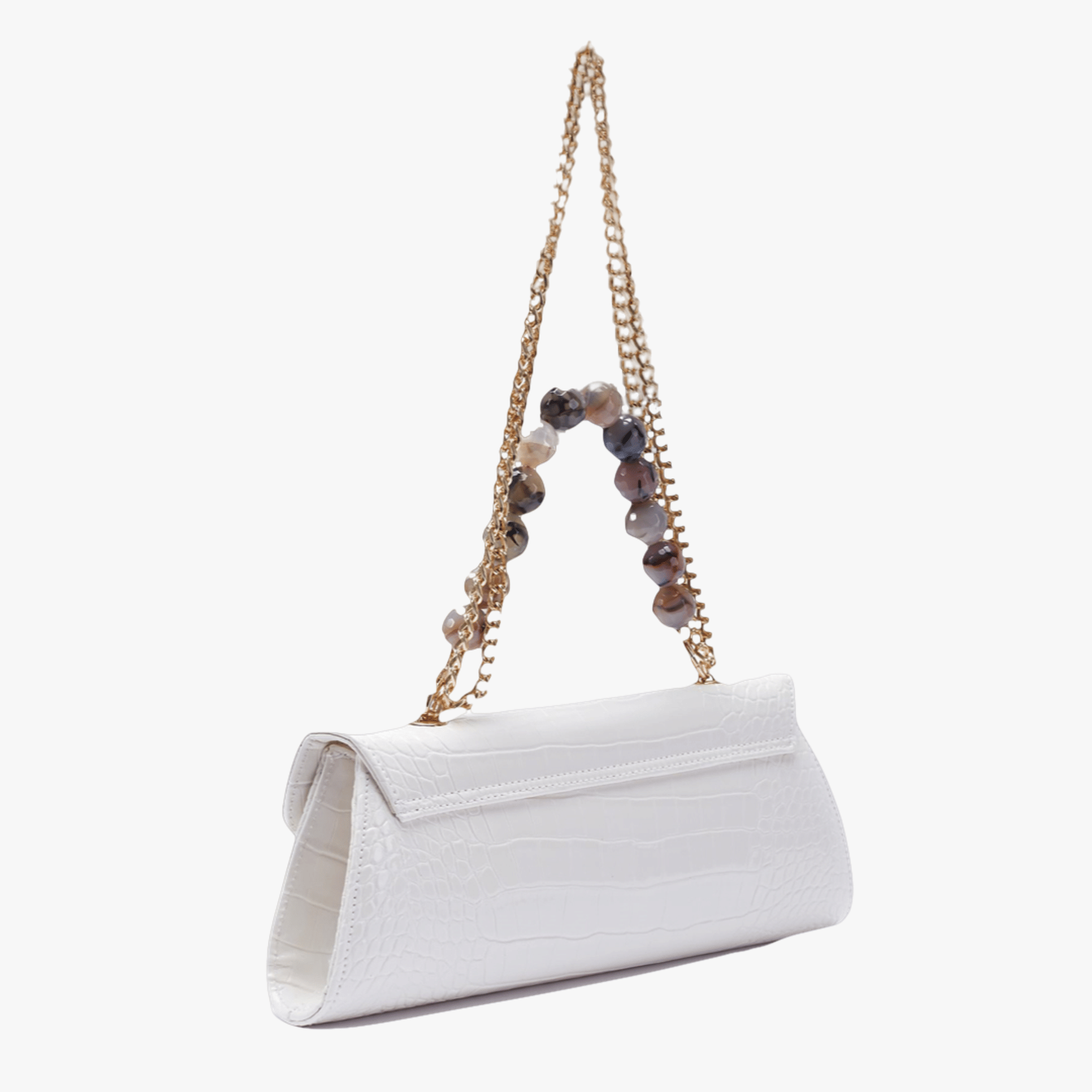 Ghalia - White - Clutch made by ALIEL