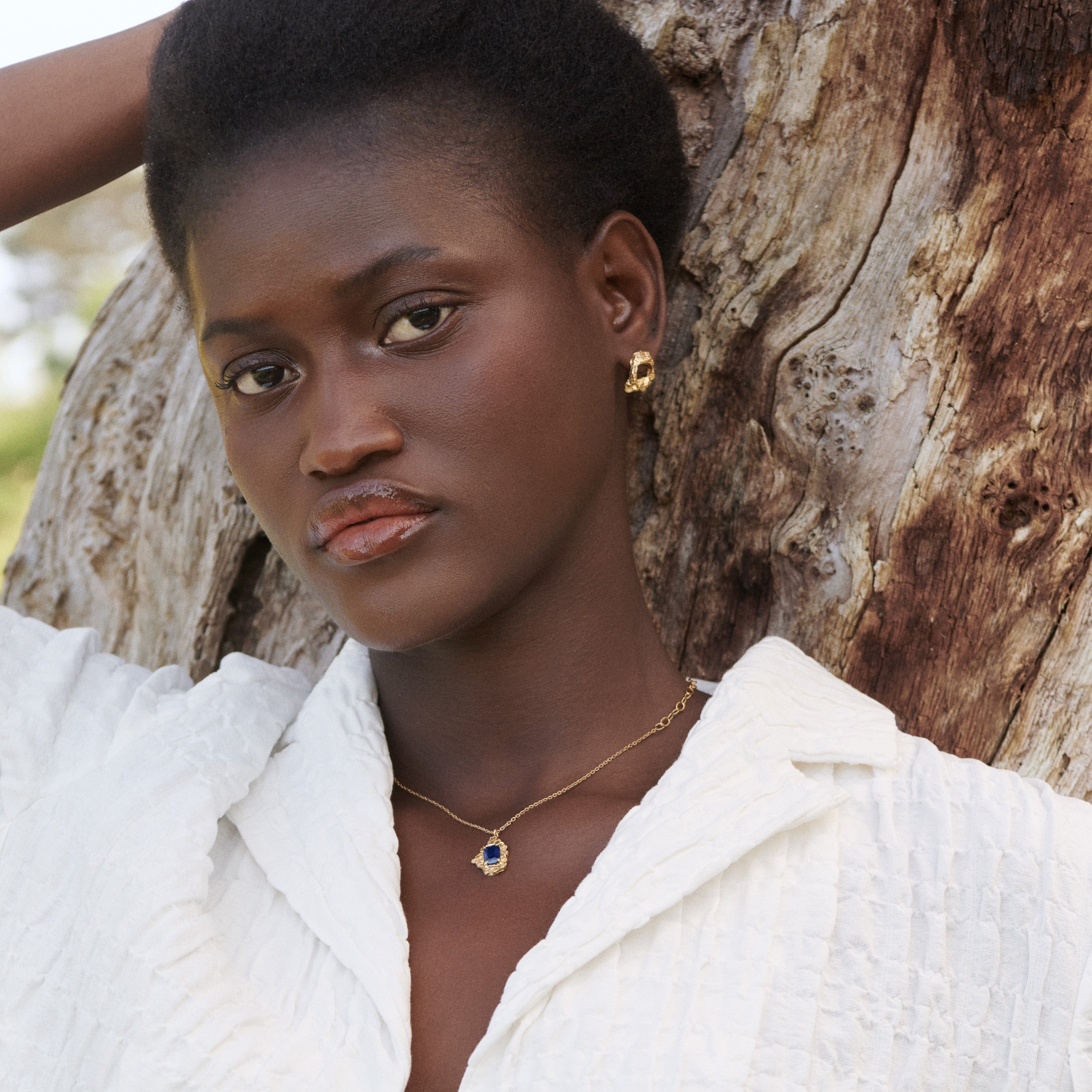 Cea Earrings made by Loveness Lee