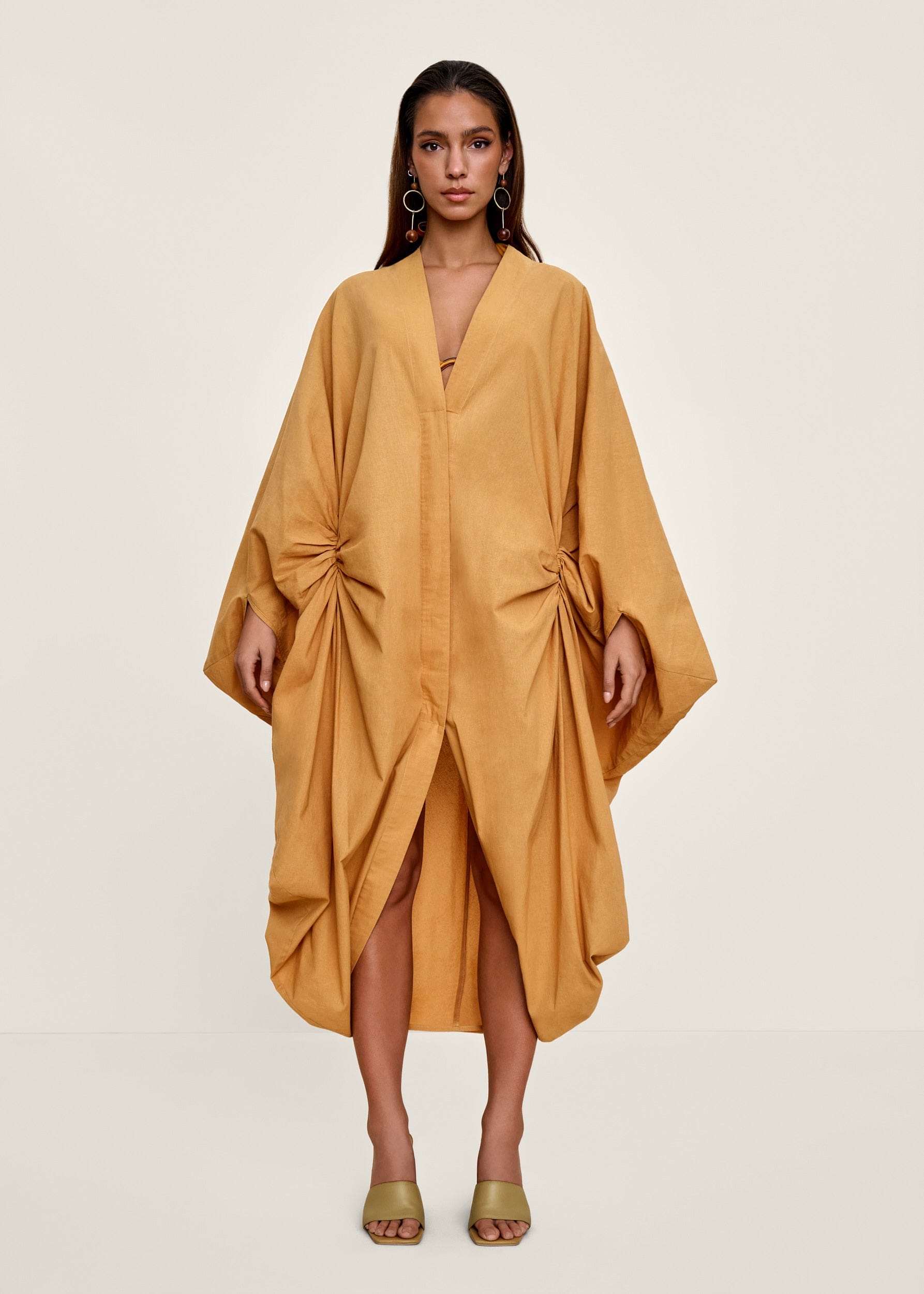 LABU ROBE - MUSTARD made by Andrea Iyamah