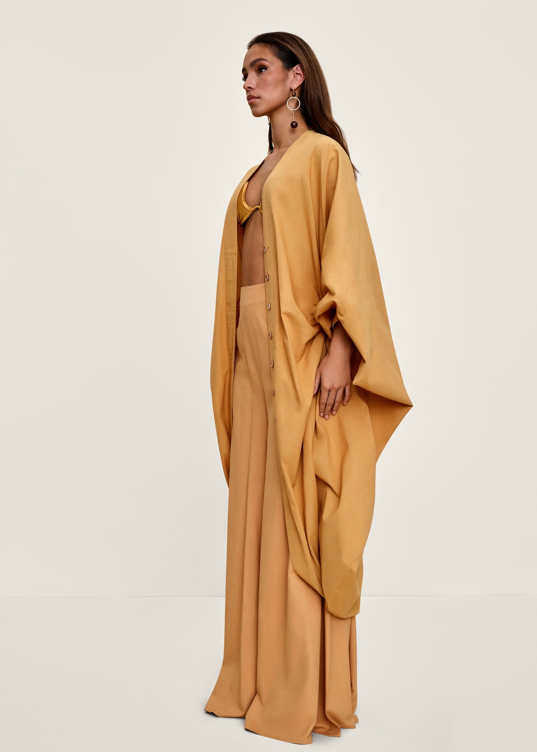 LABU ROBE - MUSTARD made by Andrea Iyamah