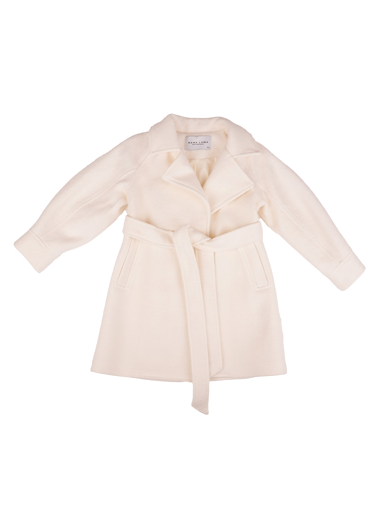 Exquisite White Coat made by Mama Luma