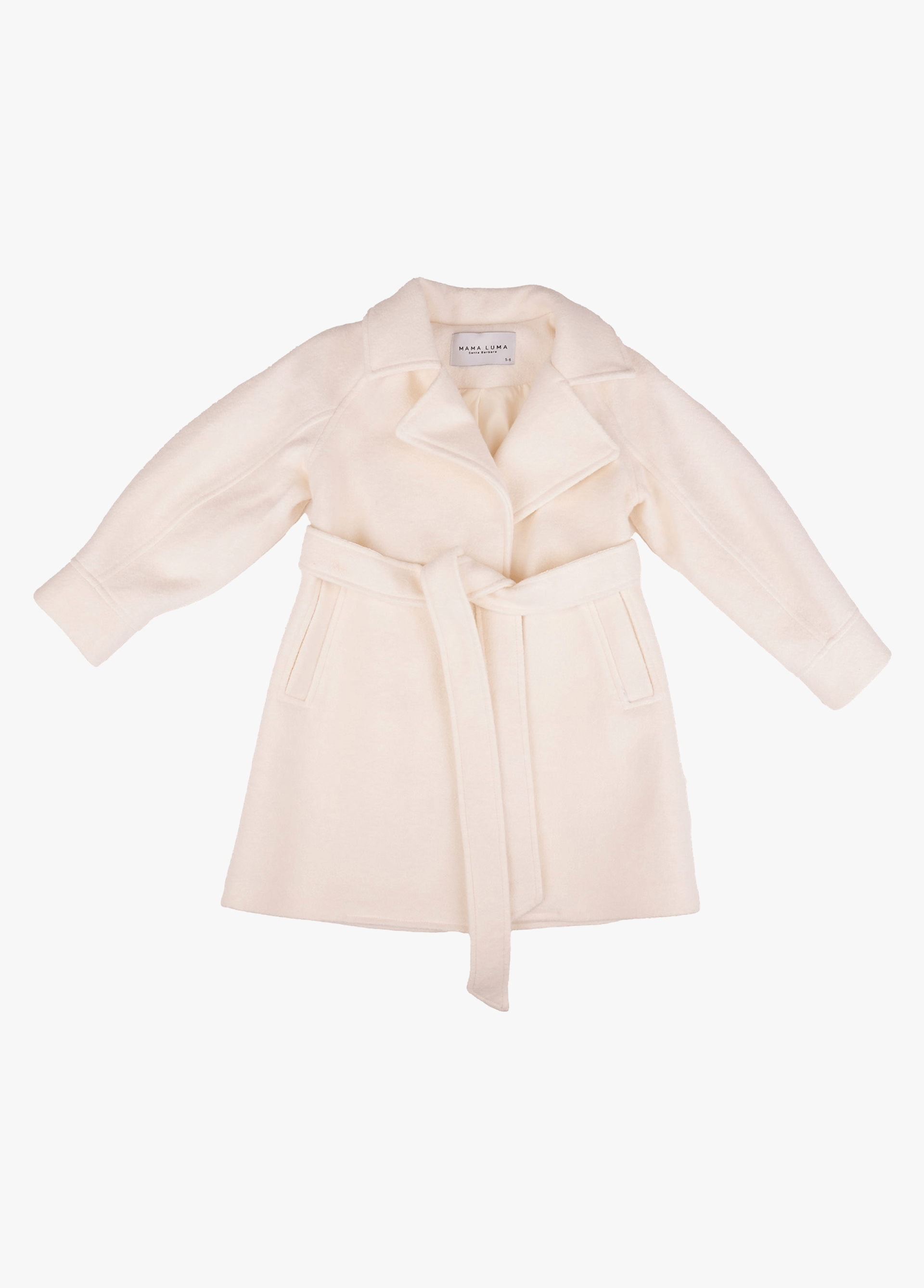 Exquisite White Coat made by Mama Luma