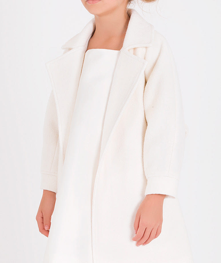 Exquisite White Coat made by Mama Luma
