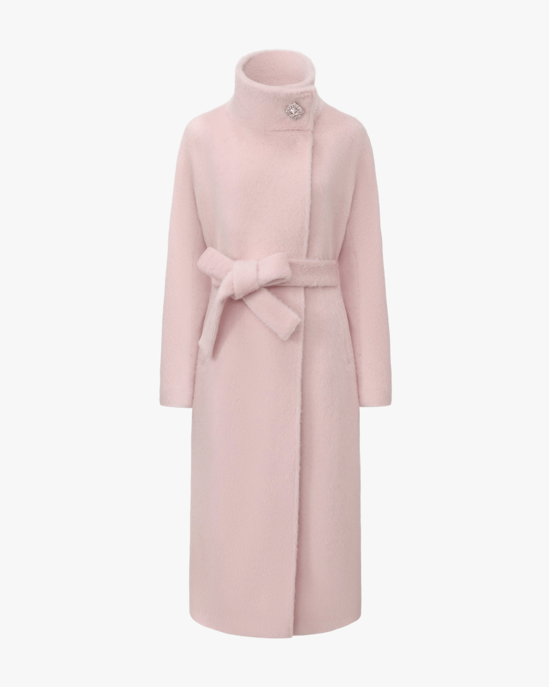 Audrey Long Coat (Pink) made by Nana Jacqueline