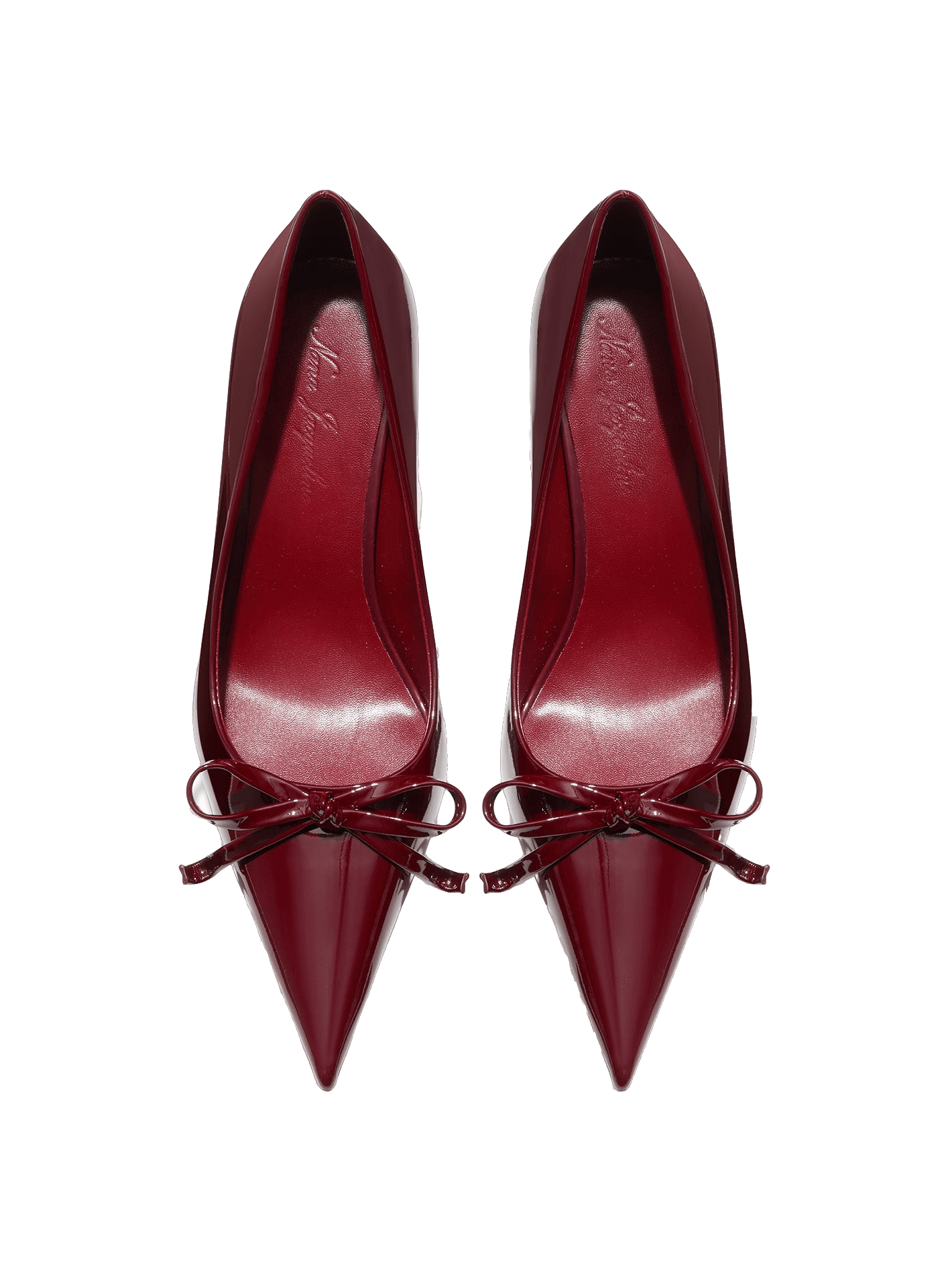 Audrina Bow Heels (Red) made by Nana Jacqueline