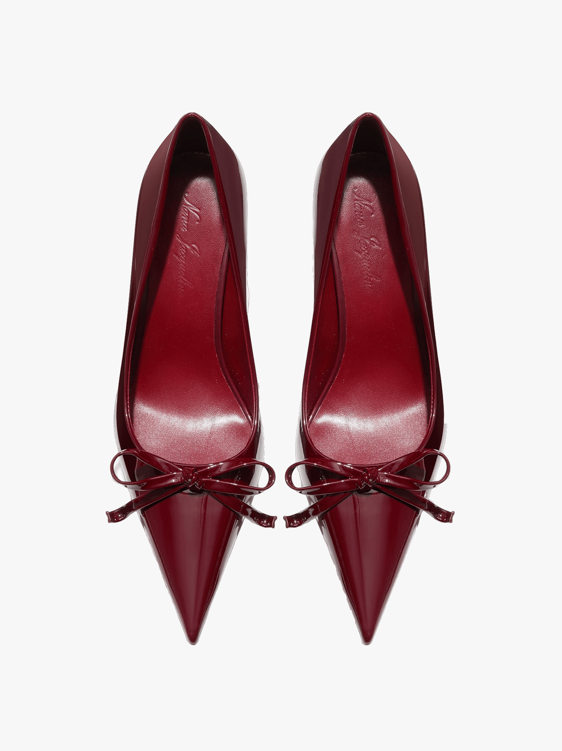 Audrina Bow Heels (Red) made by Nana Jacqueline
