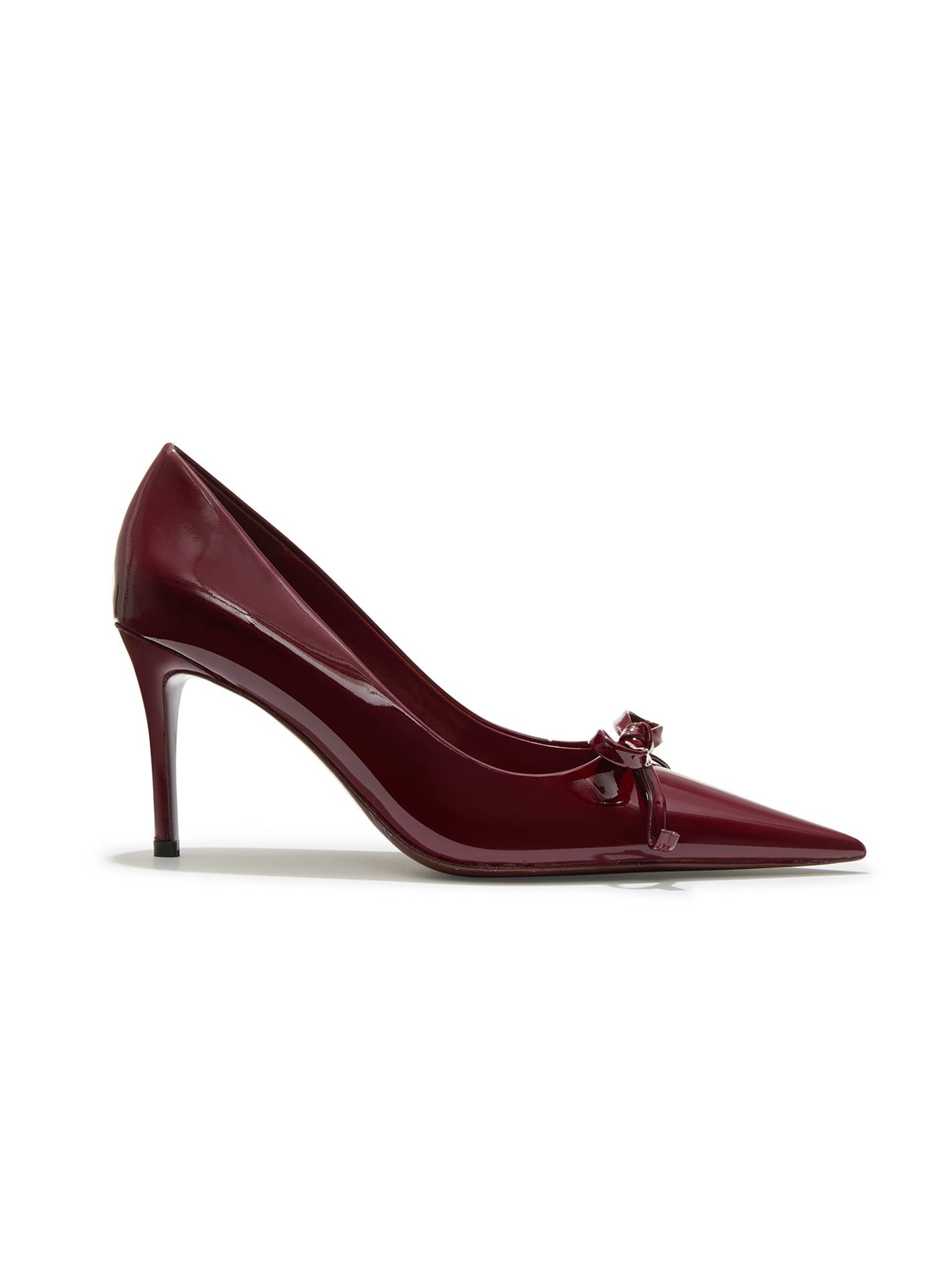 Audrina Bow Heels (Red) made by Nana Jacqueline