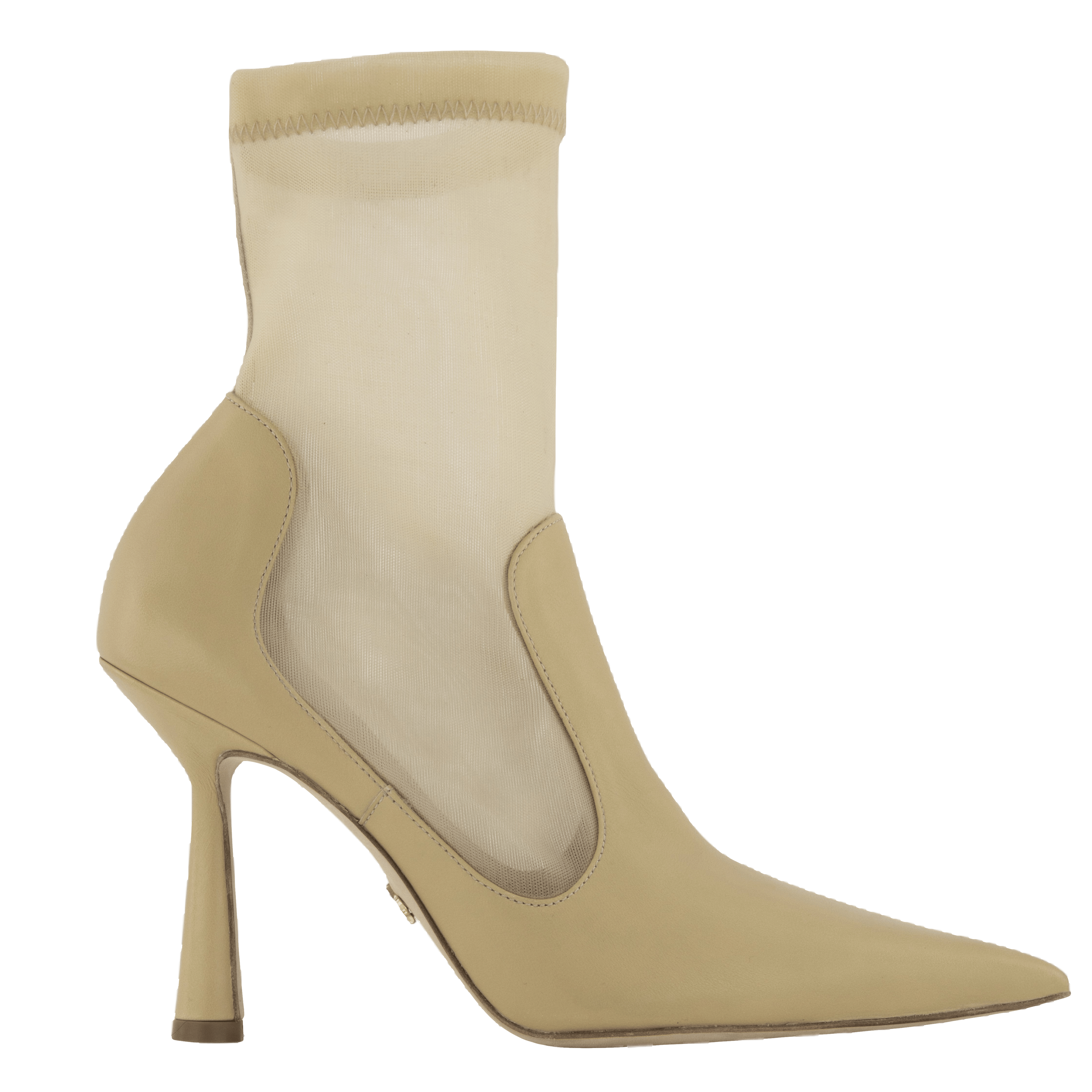 Anna Boot 95 Wheat Leather in Beige made by ATANA