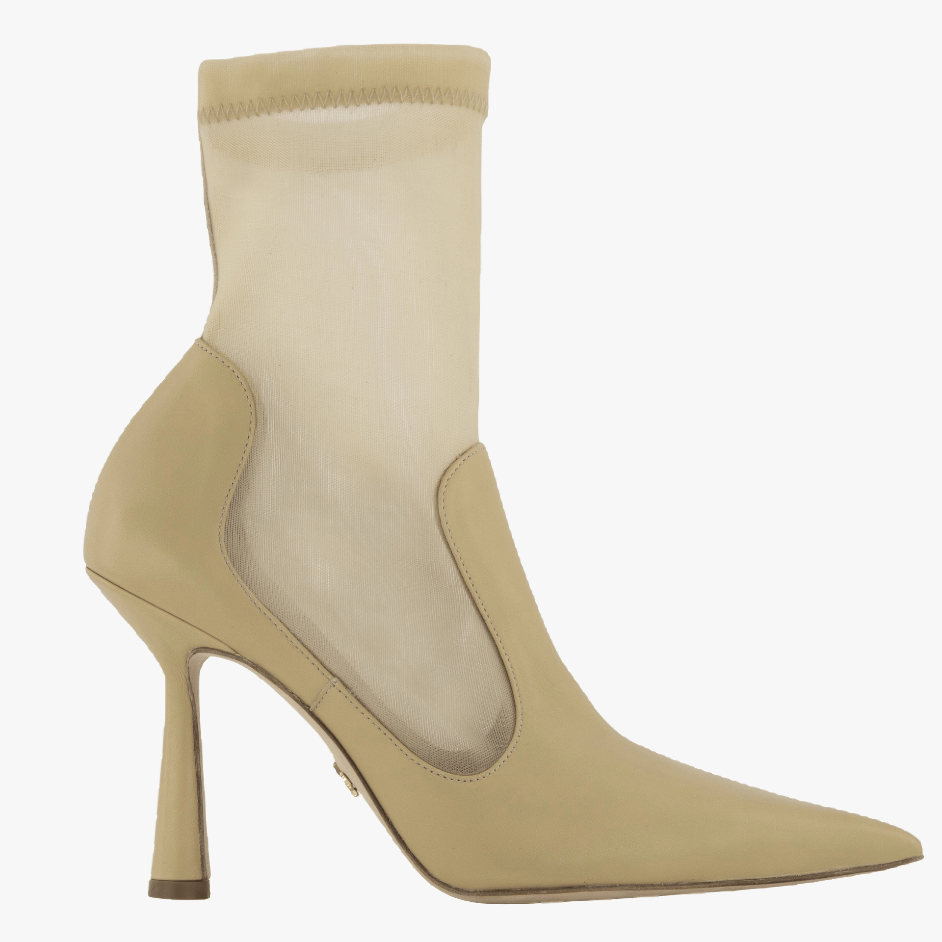 Anna Boot 95 Wheat Leather in Beige made by ATANA