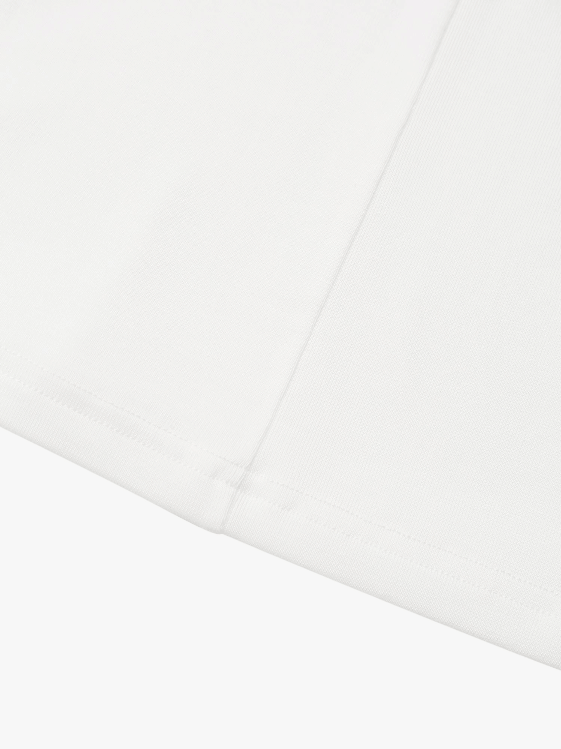 WHITE TWISTED LONG JERSEY SLEEVE TOP made by YIBRI