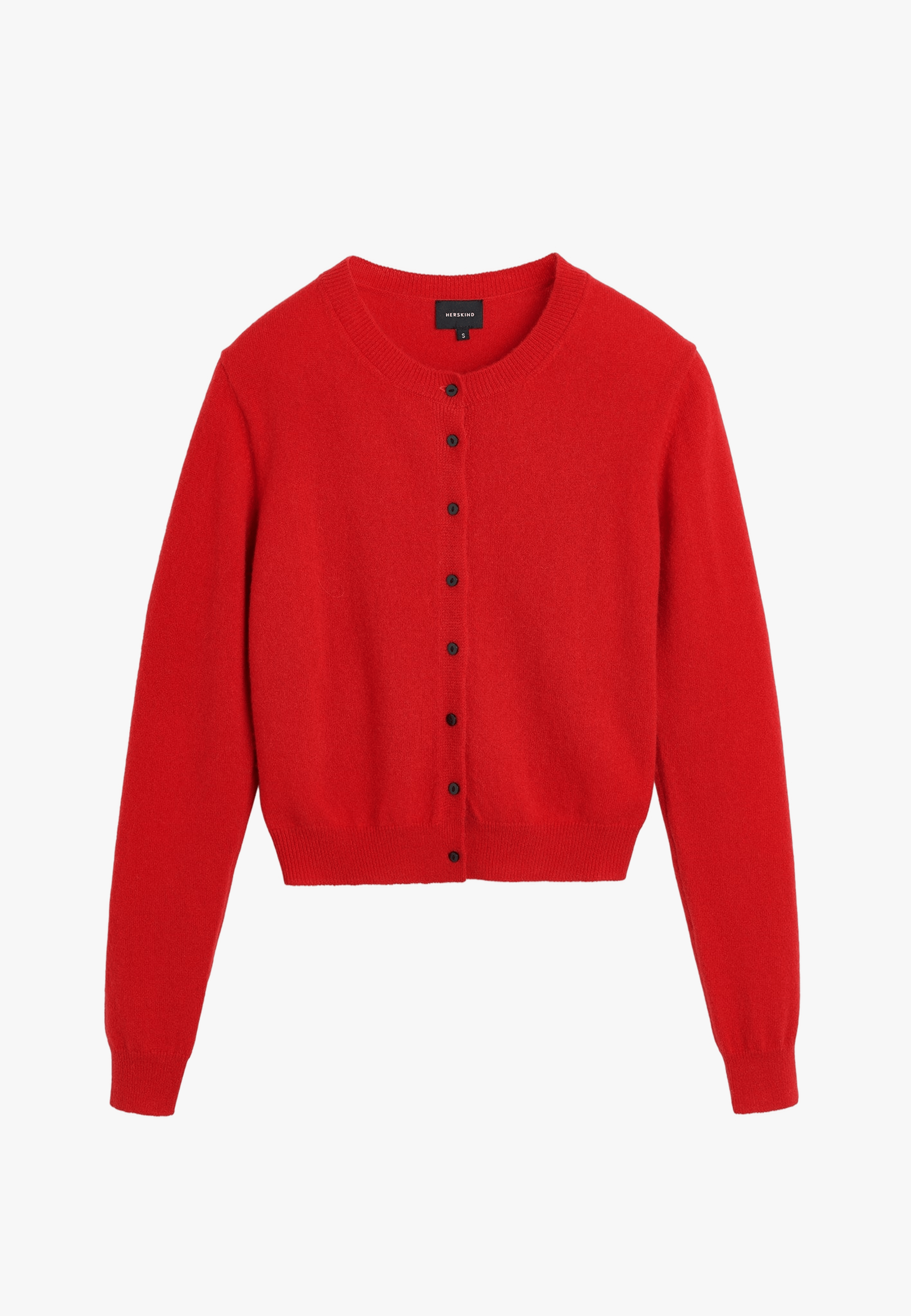 Roselle Knit Cardigan - Red made by HERSKIND