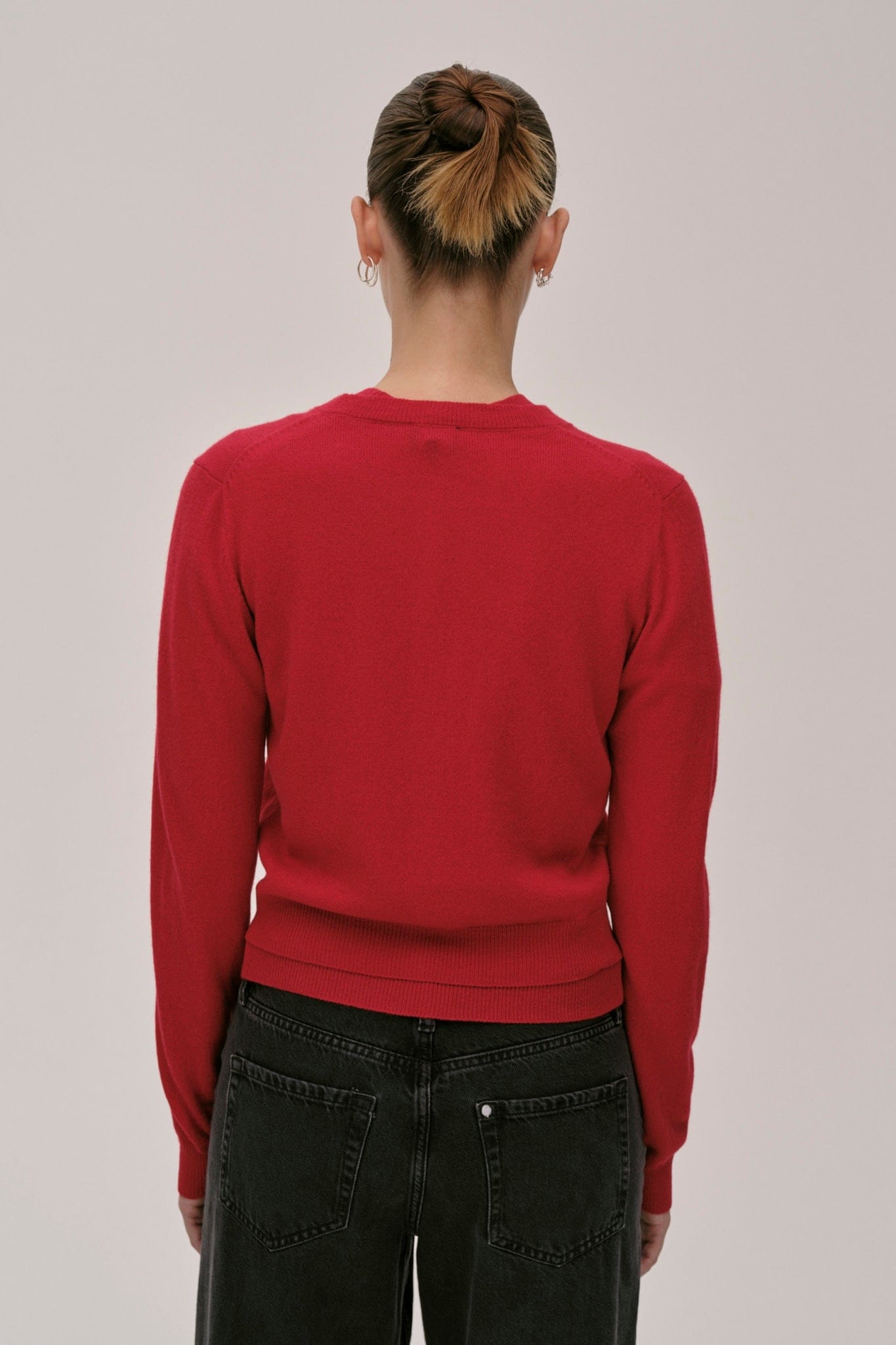 Roselle Knit Cardigan - Red made by HERSKIND