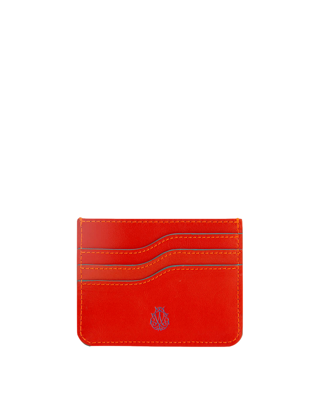 Cardholder Orange in Red made by Mietis