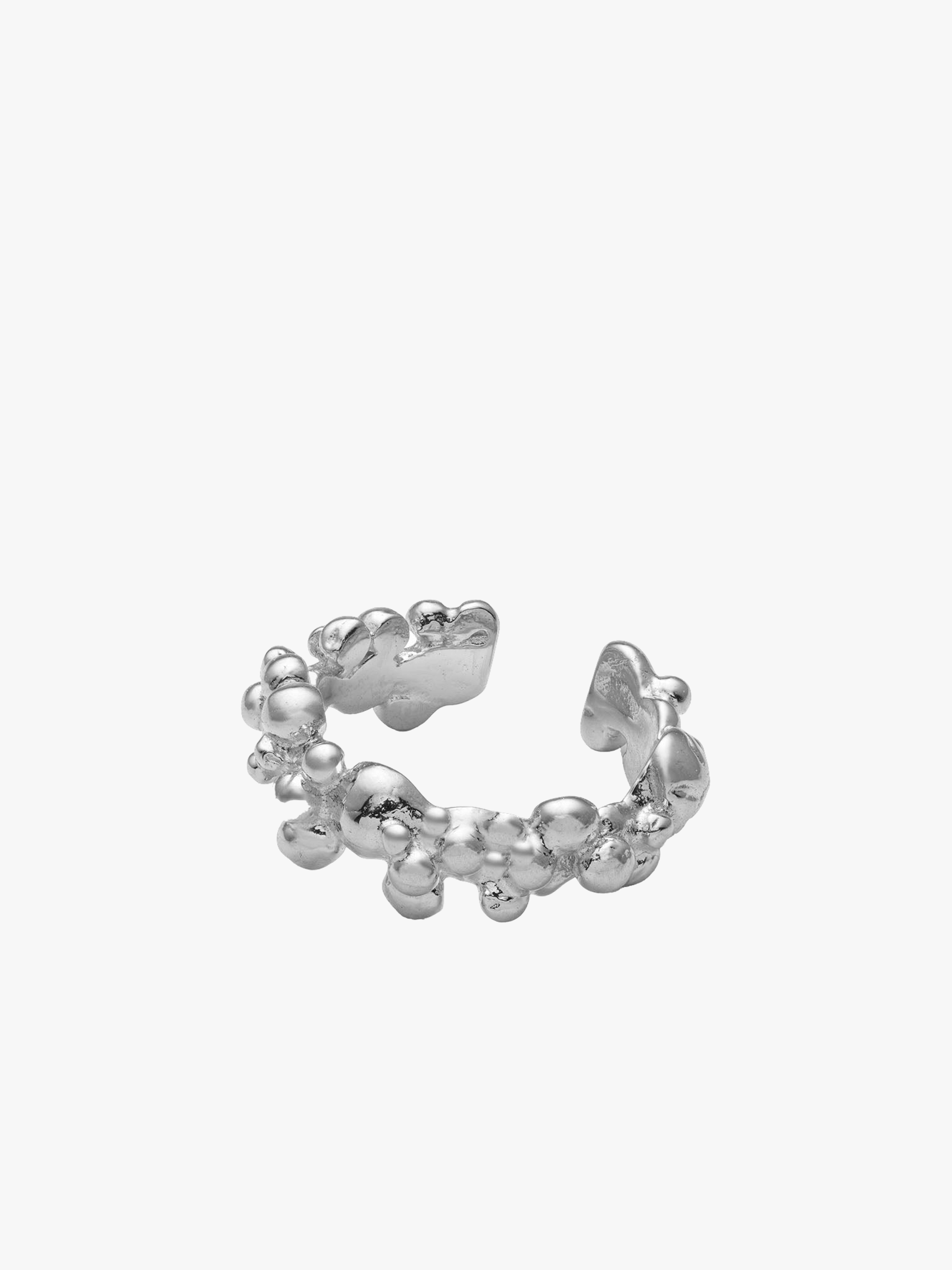 Céleste Deux Ear Cuff Silver made by Eva Remenyi