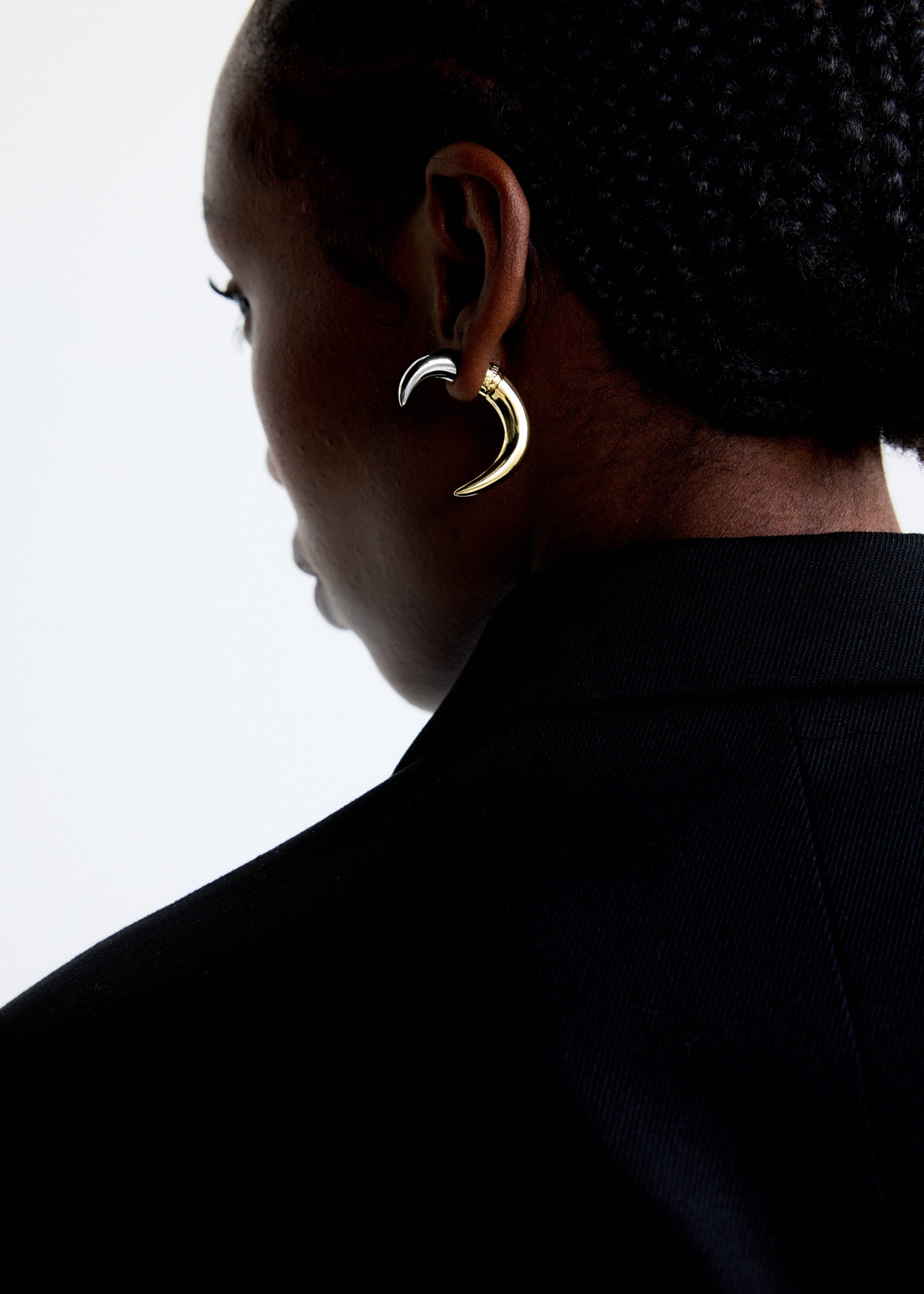 Spike earrings - Gold/Silver in Multi color made by POEM Objects