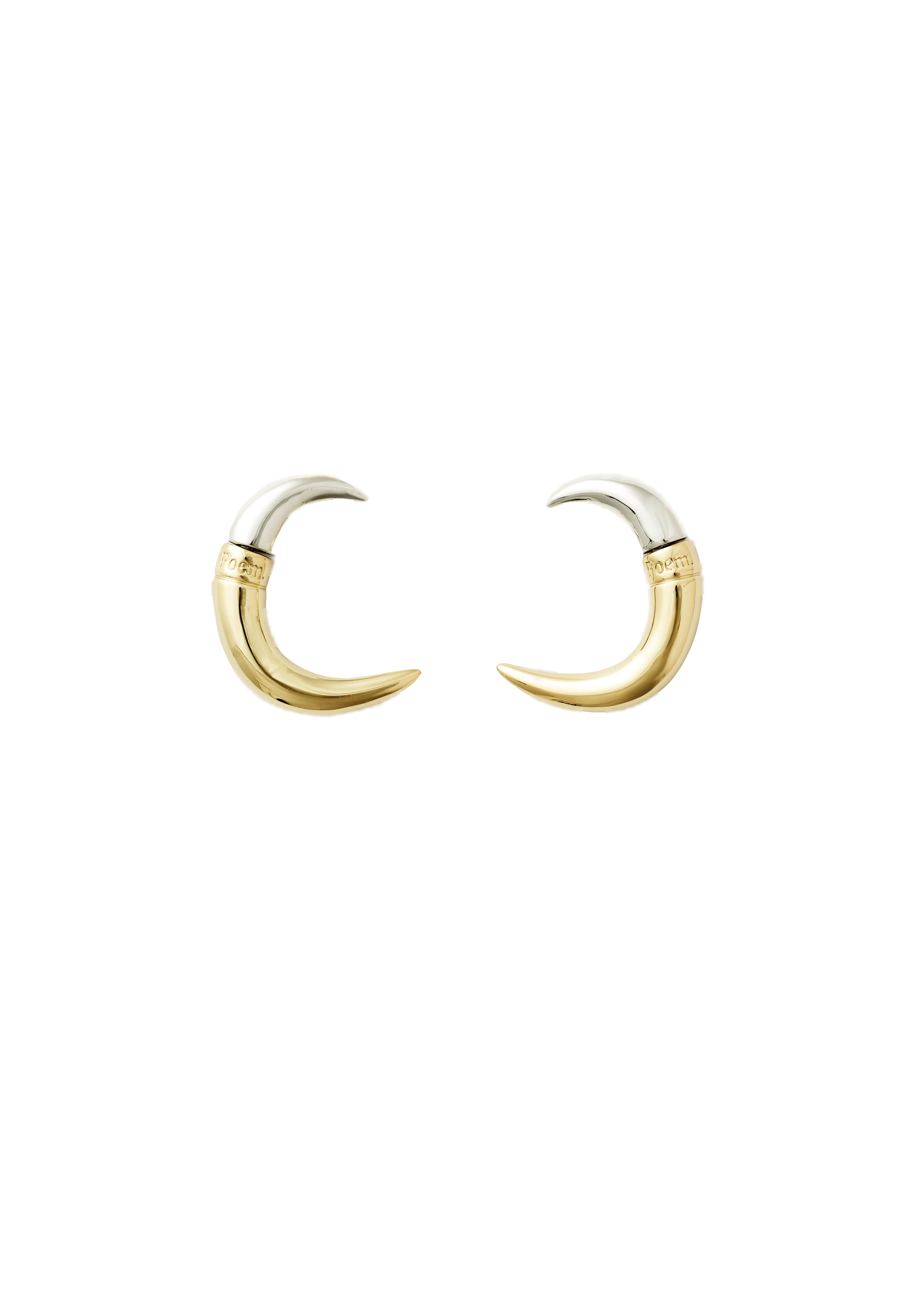 Spike earrings - Gold/Silver in Multi color made by POEM Objects