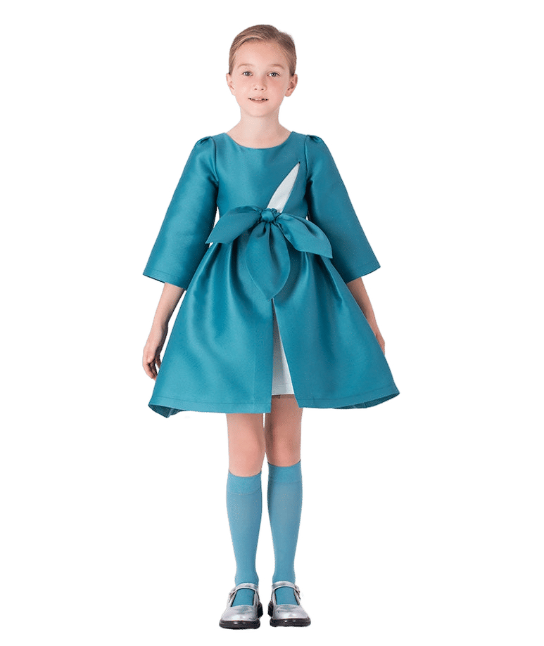 Exquisite Bow Girls Dress made by Mama Luma