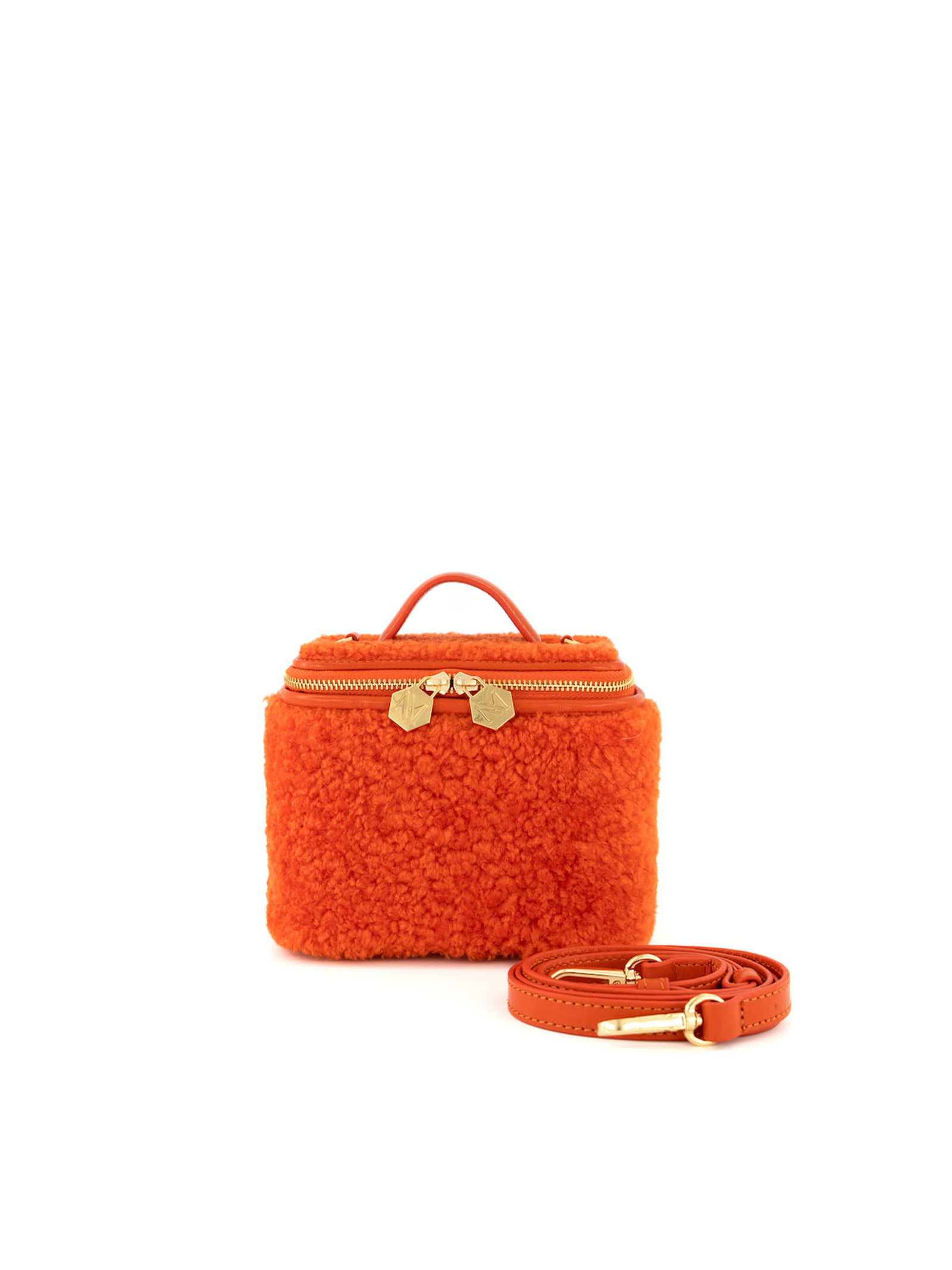 Betty Mini Fur Orange made by Maven Bag