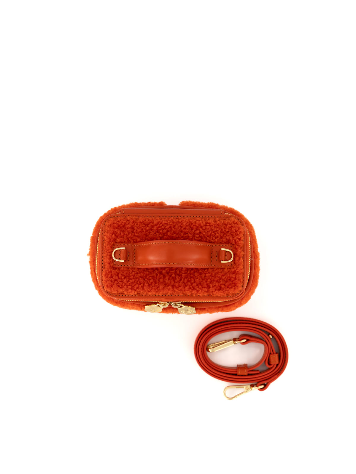 Betty Mini Fur Orange made by Maven Bag