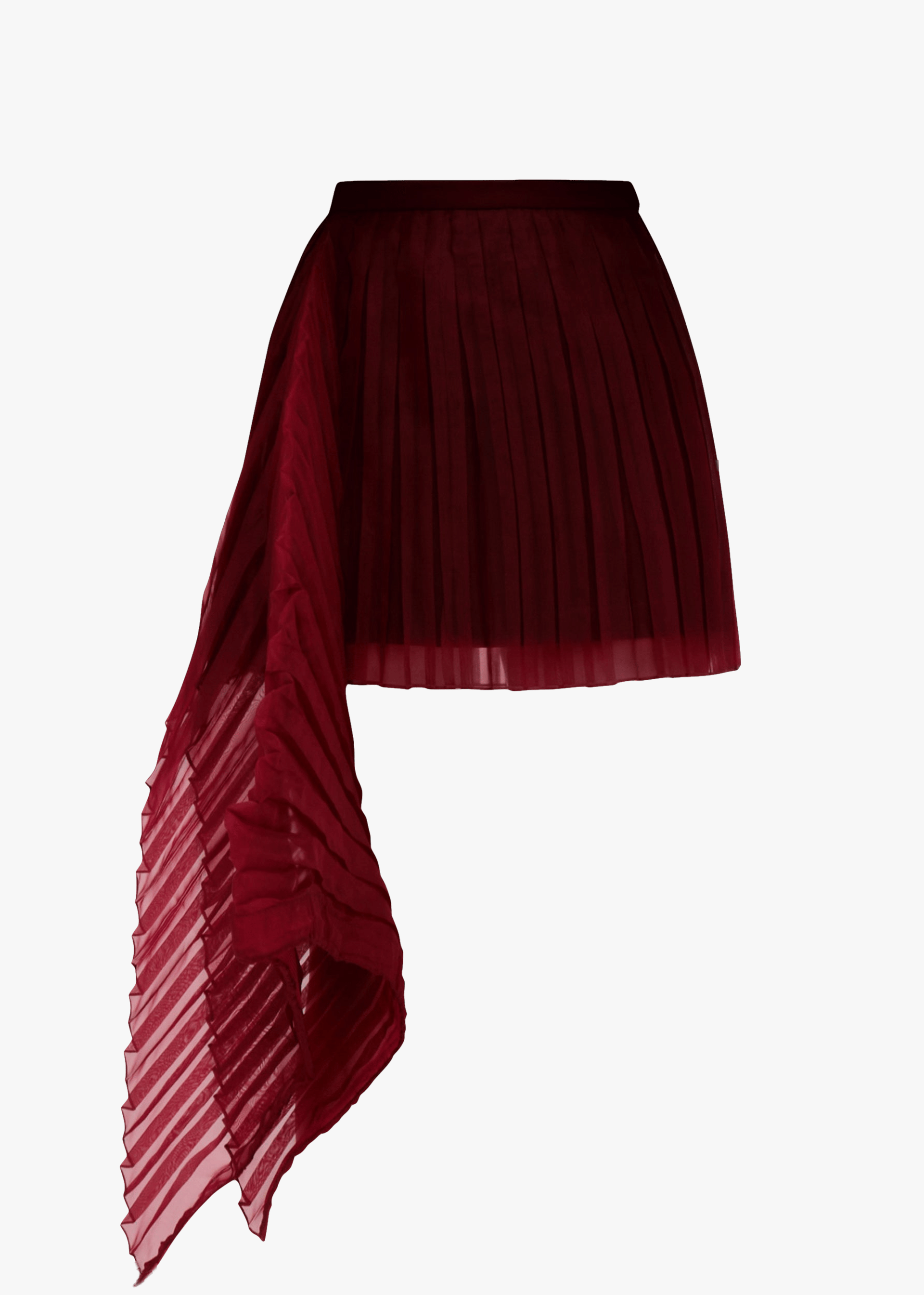 IME SKIRT - WINE made by Andrea Iyamah