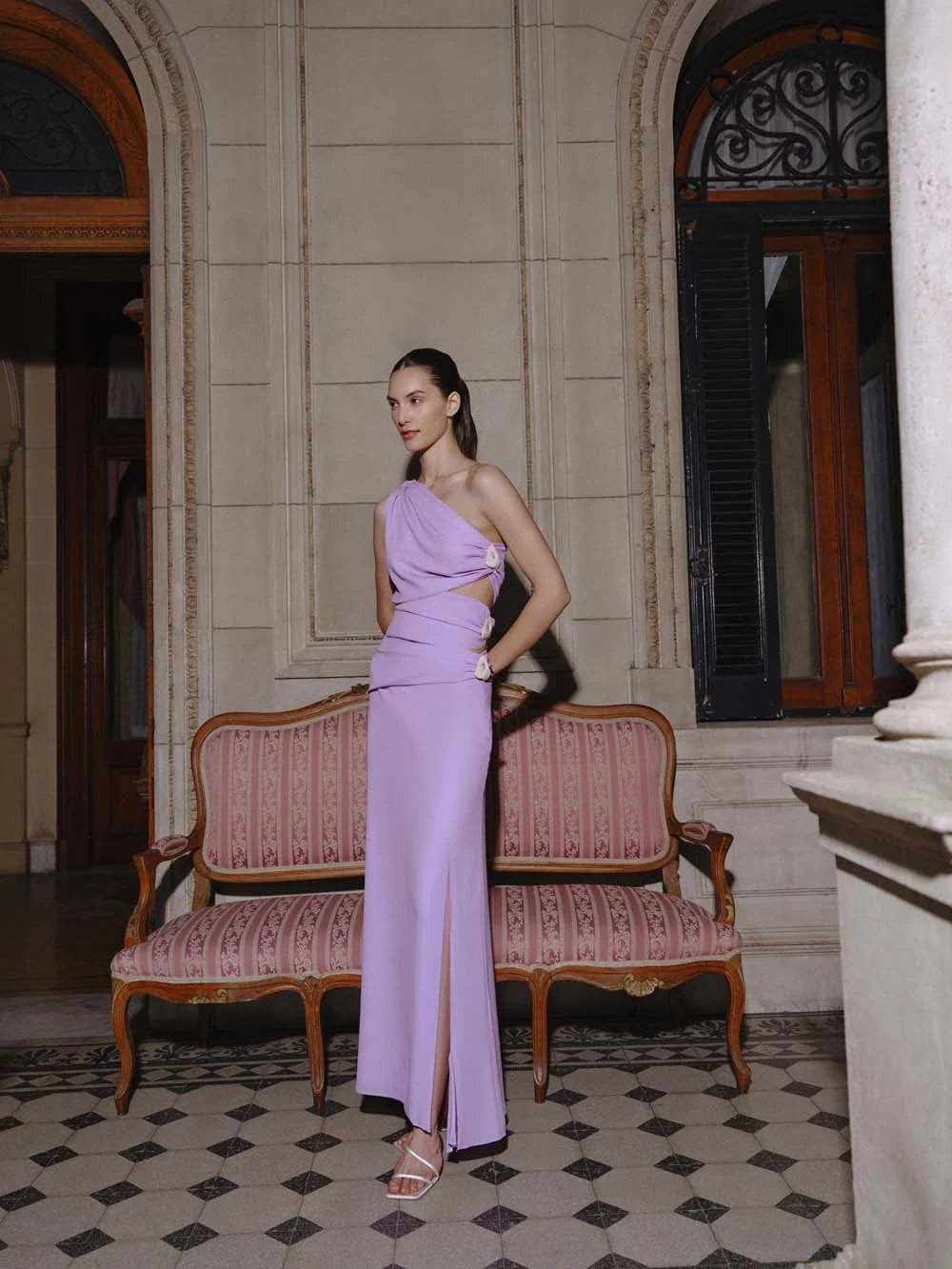 Cassis Maxi Dress made by BAOBAB