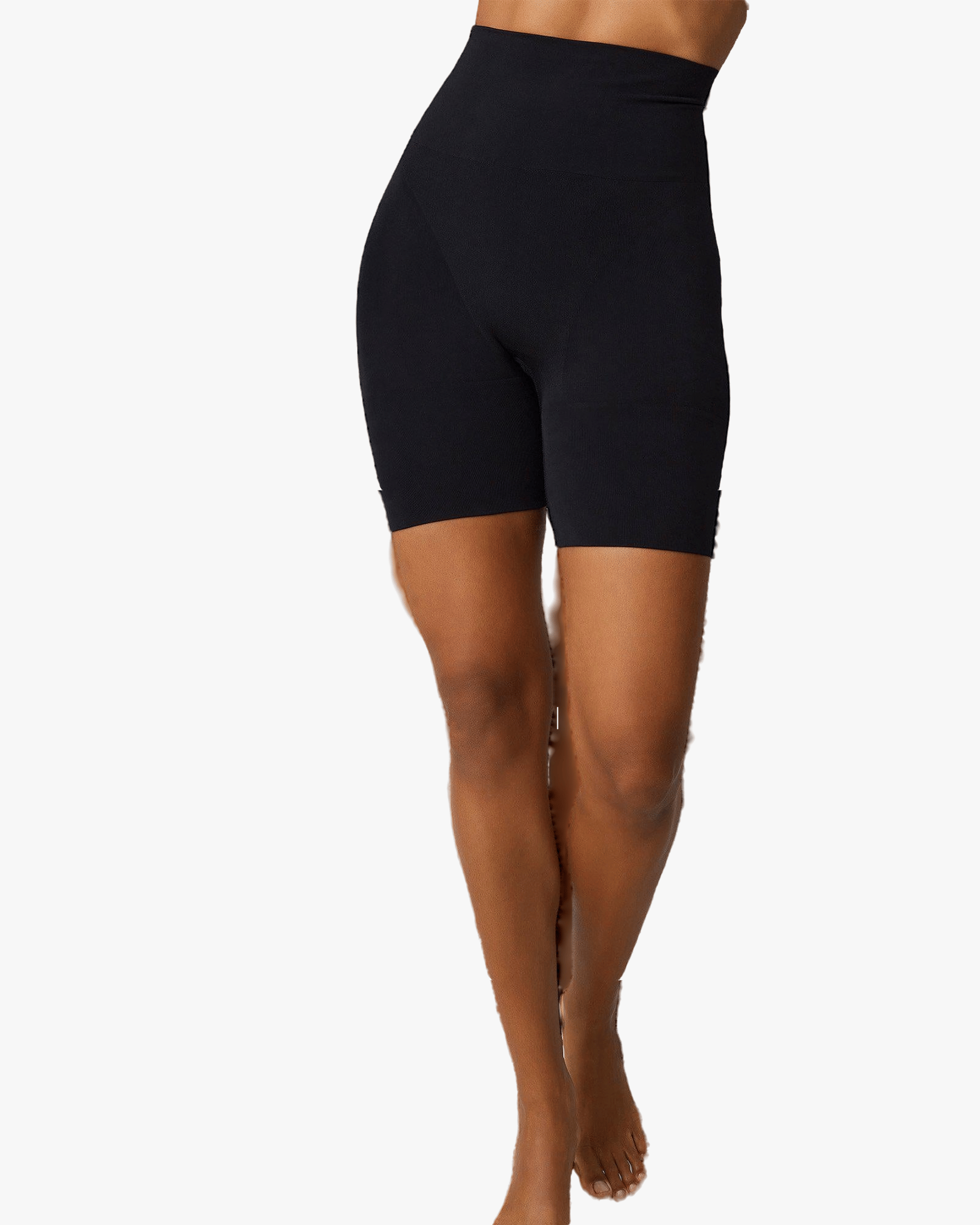 Livia Seamless Shaping Shorts in Black made by Swedish Stockings