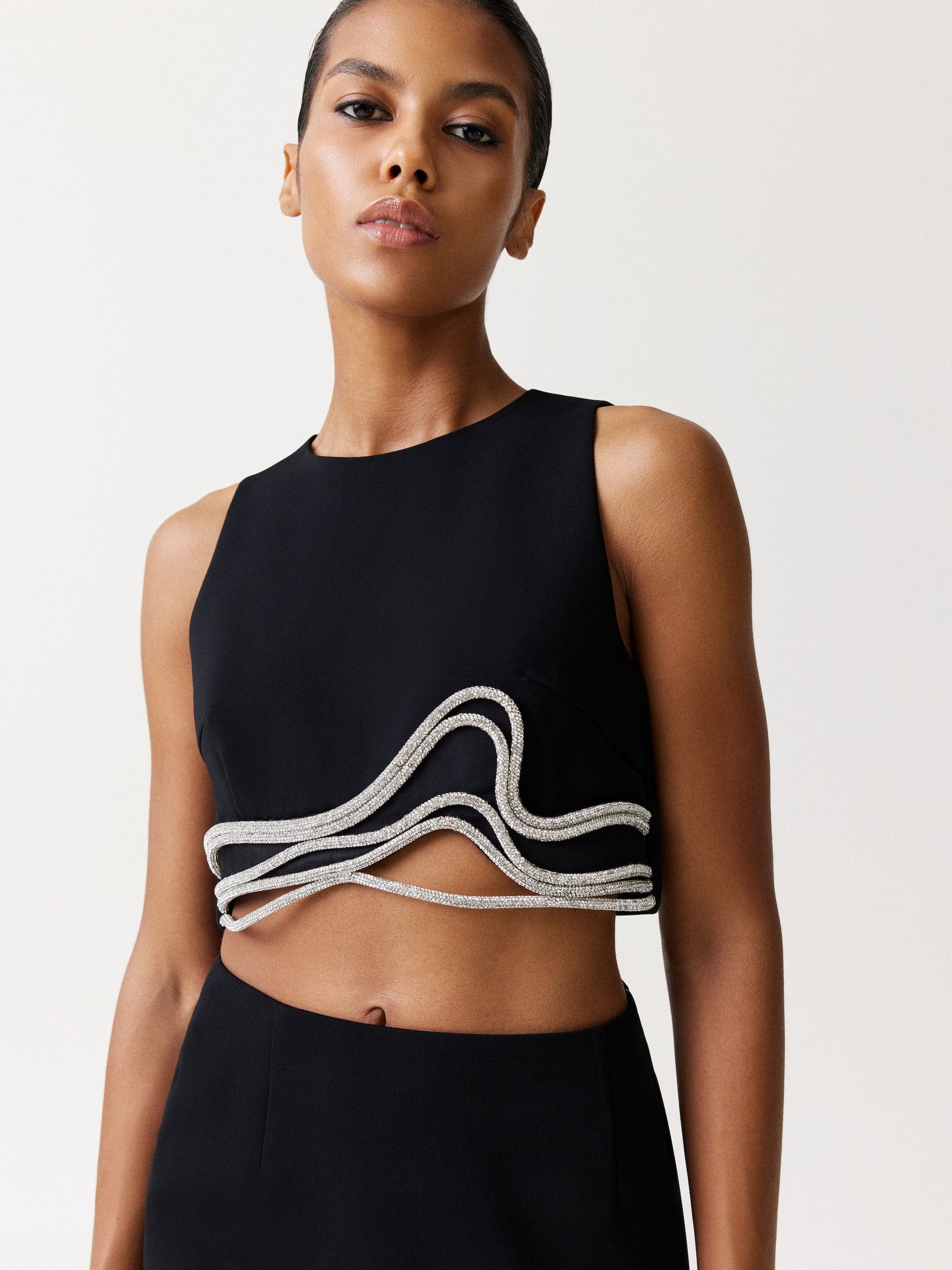 Cutout Embellished Top made by NDS The Label