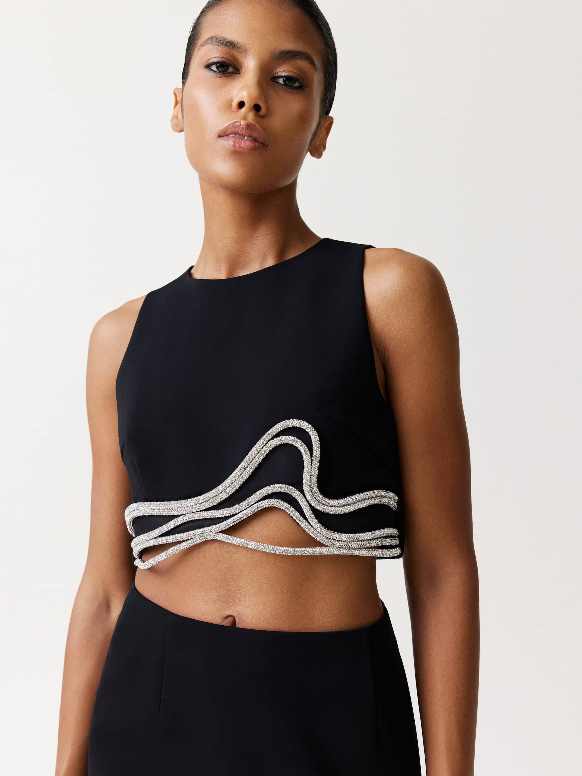 Cutout Embellished Top made by NDS The Label