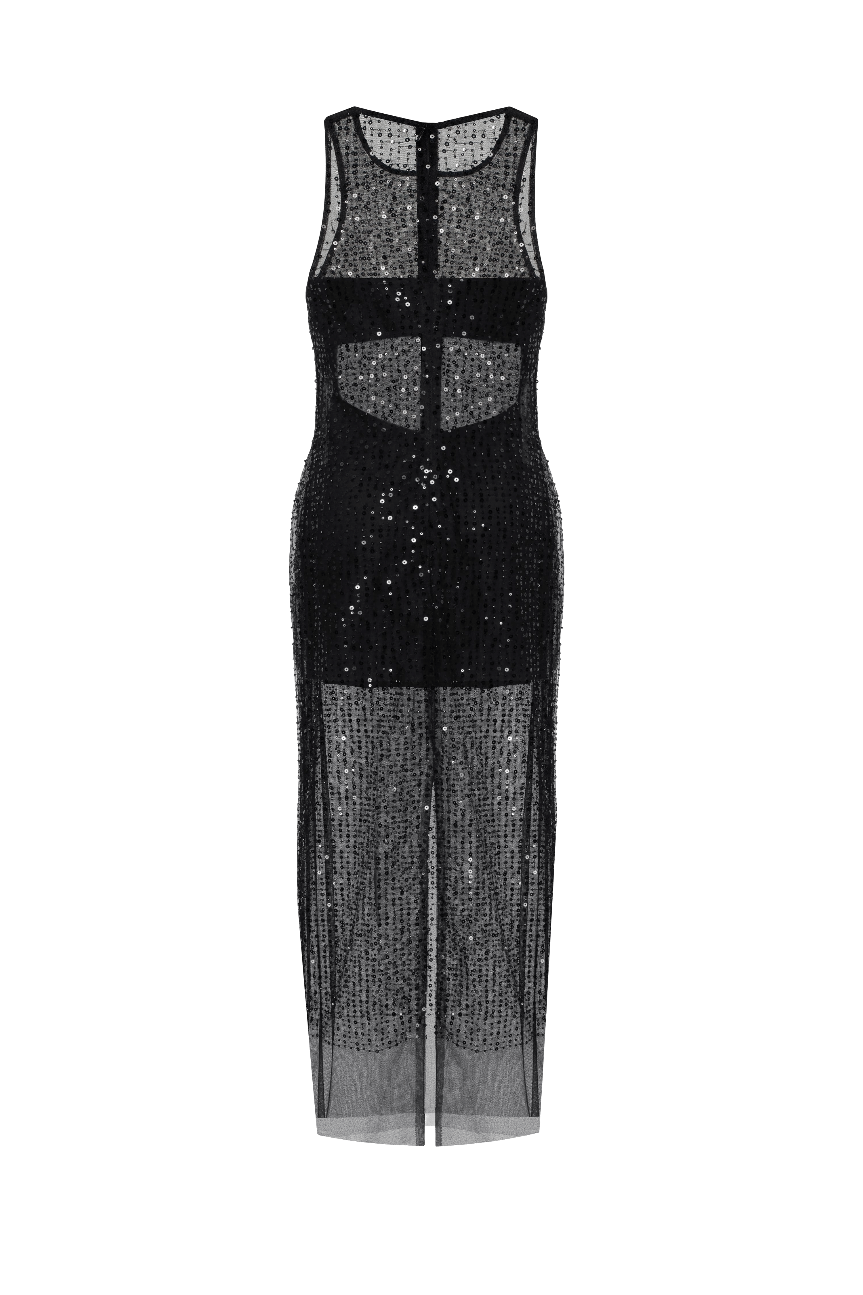 Sensational sheer lace maxi drees, Xo Xo made by Milla