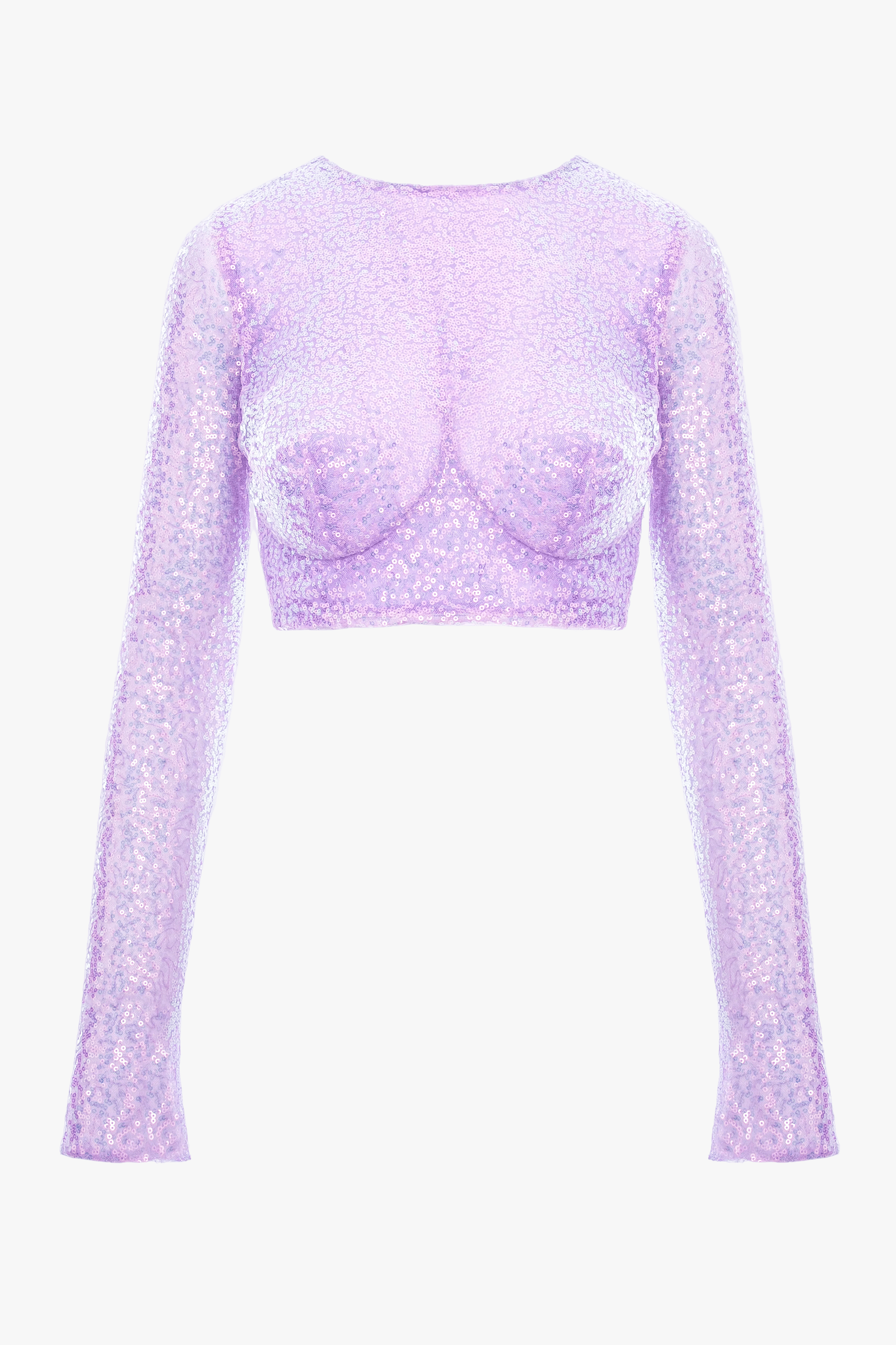 Sequins Crop Top made by Aureliana