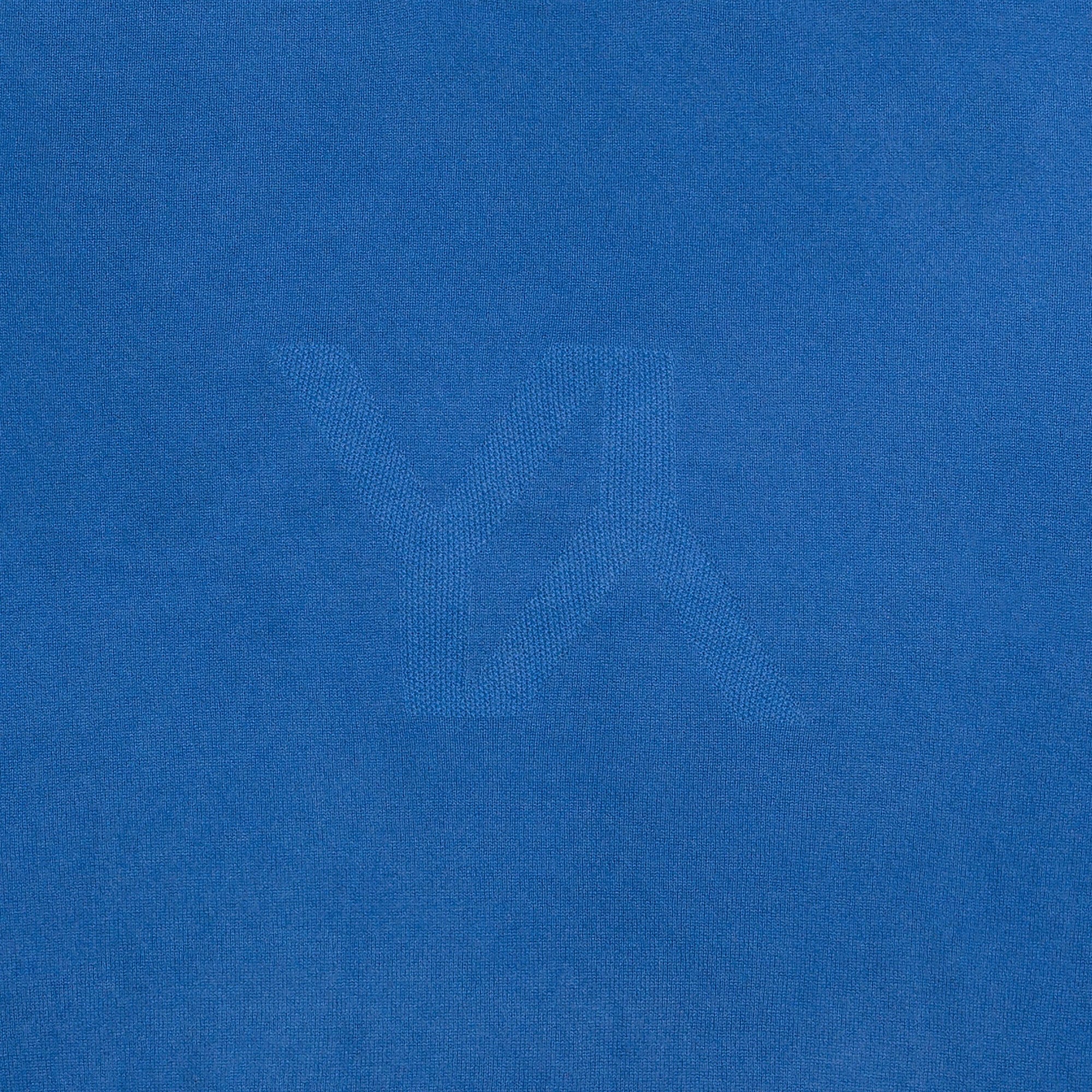 Boxy Sweater With YY Logo Cobalt made by YLIANA YEPEZ