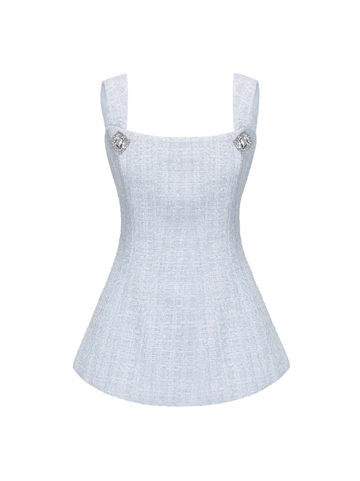 Anabella Bow Top (Blue Checkered) made by Nana Jacqueline