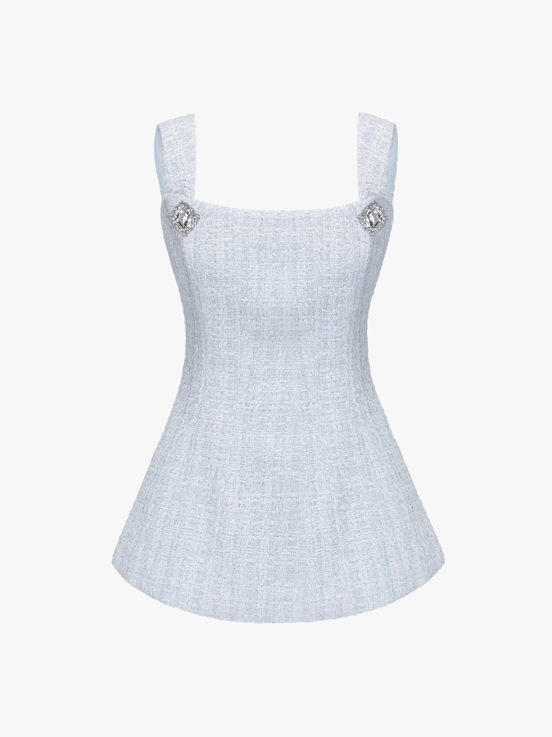 Anabella Bow Top (Blue Checkered) made by Nana Jacqueline