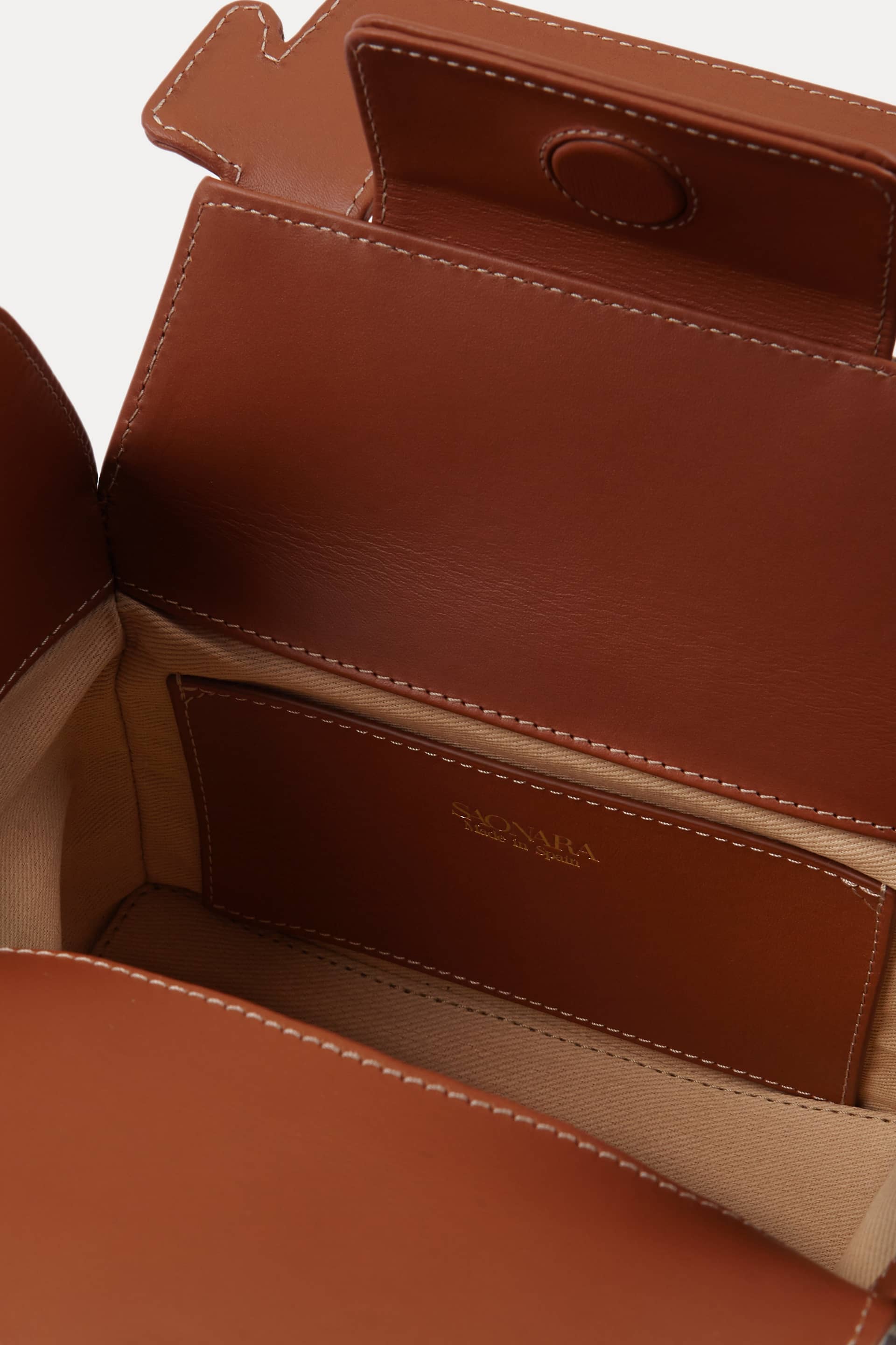 SAONARA KUKITO LINO / CARAMELO PIEL made by Saonara