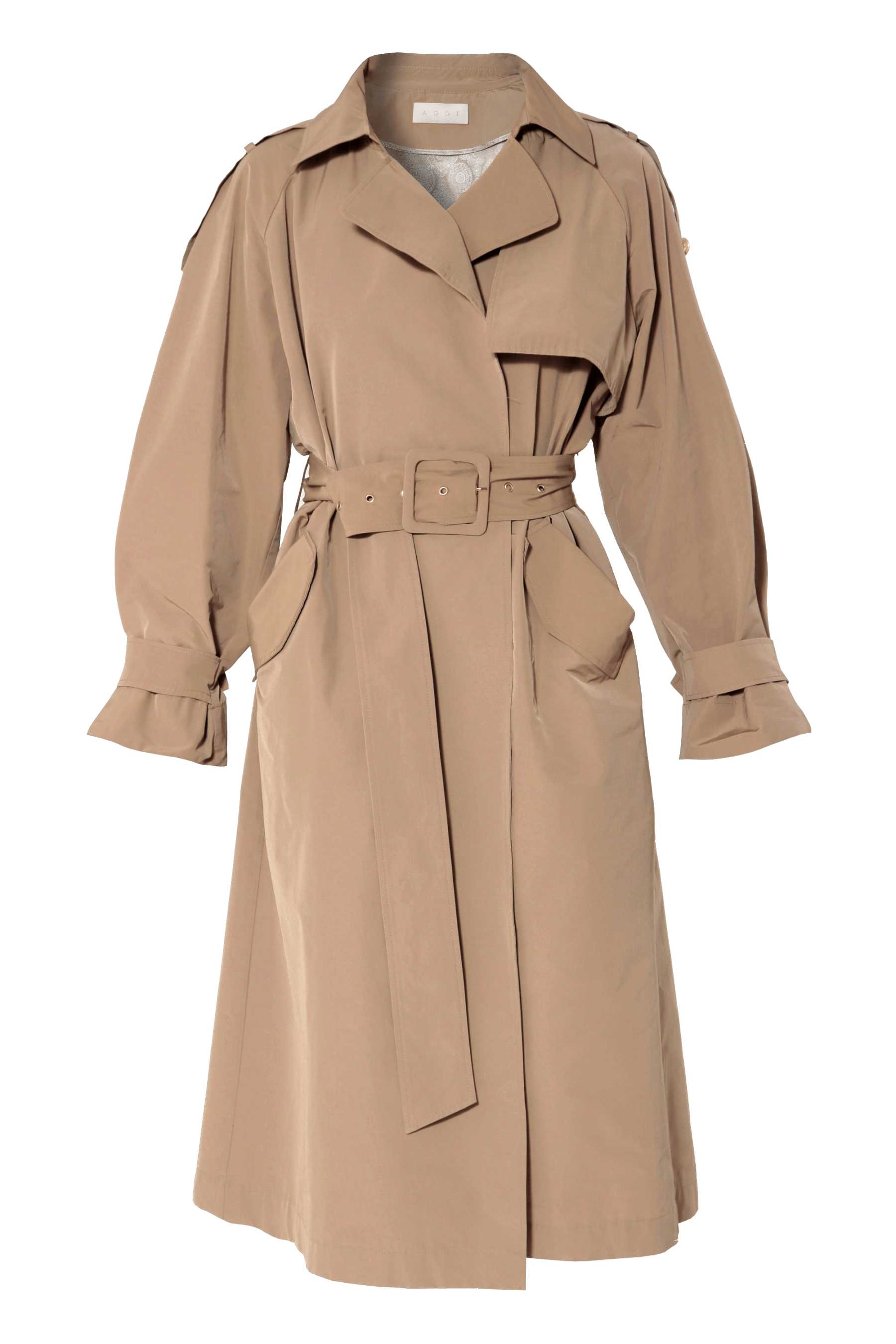 HALEWSKI | Trench Coat Sara Nougat | Women's Beige Trench coats