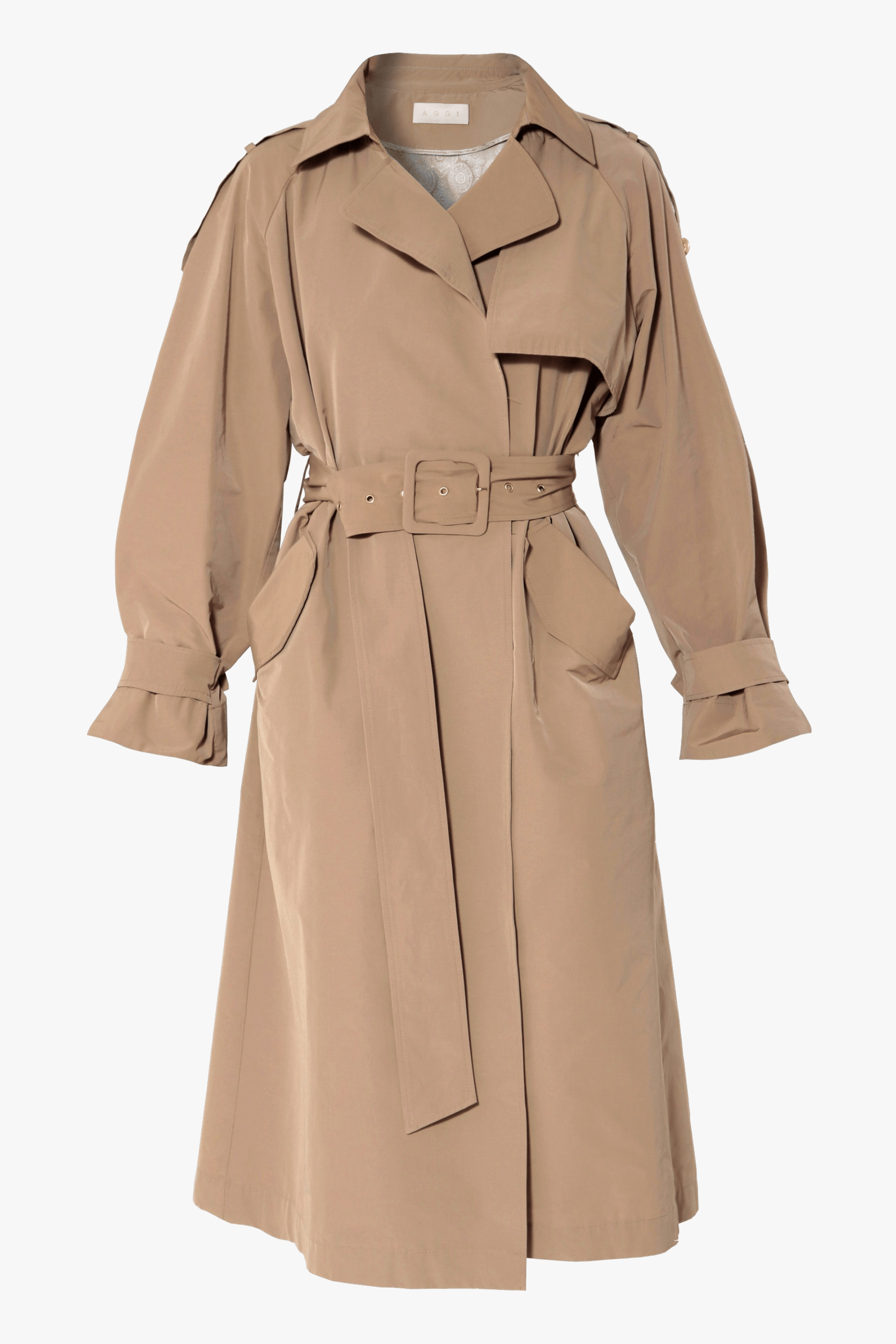 Trench Coat Sara Nougat made by HALEWSKI