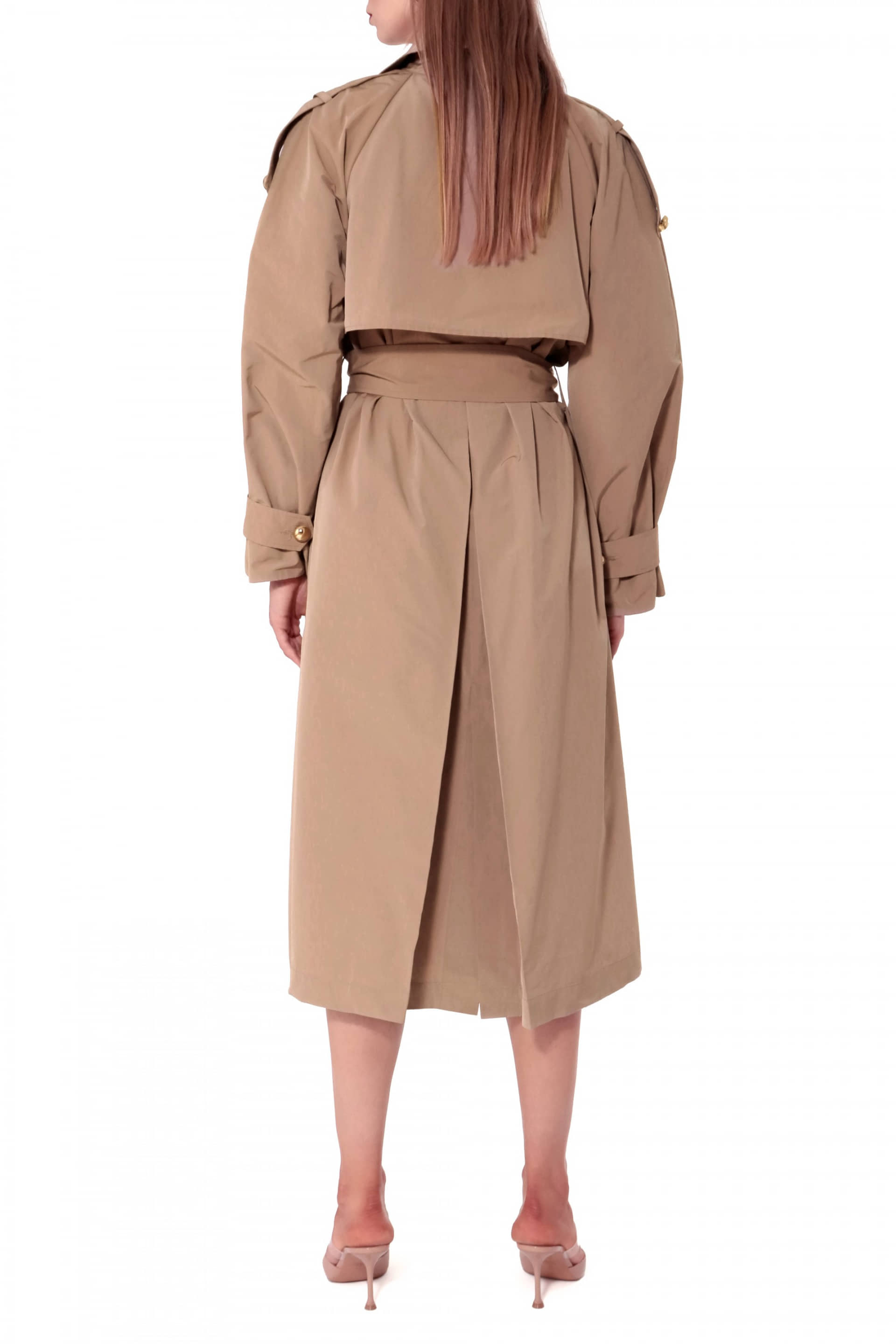 Trench Coat Sara Nougat made by HALEWSKI