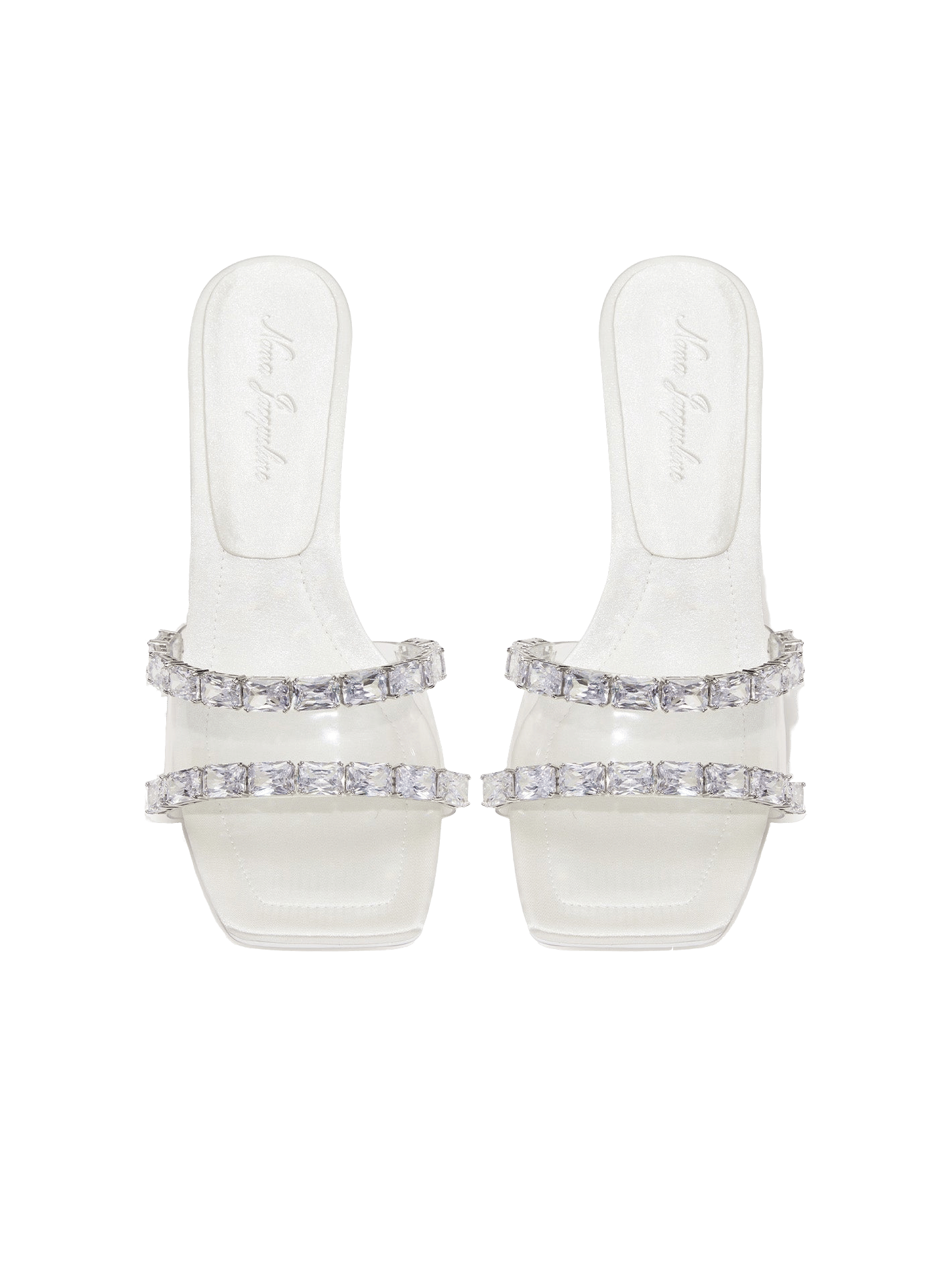 Cassandra Diamond Heels (White) made by Nana Jacqueline