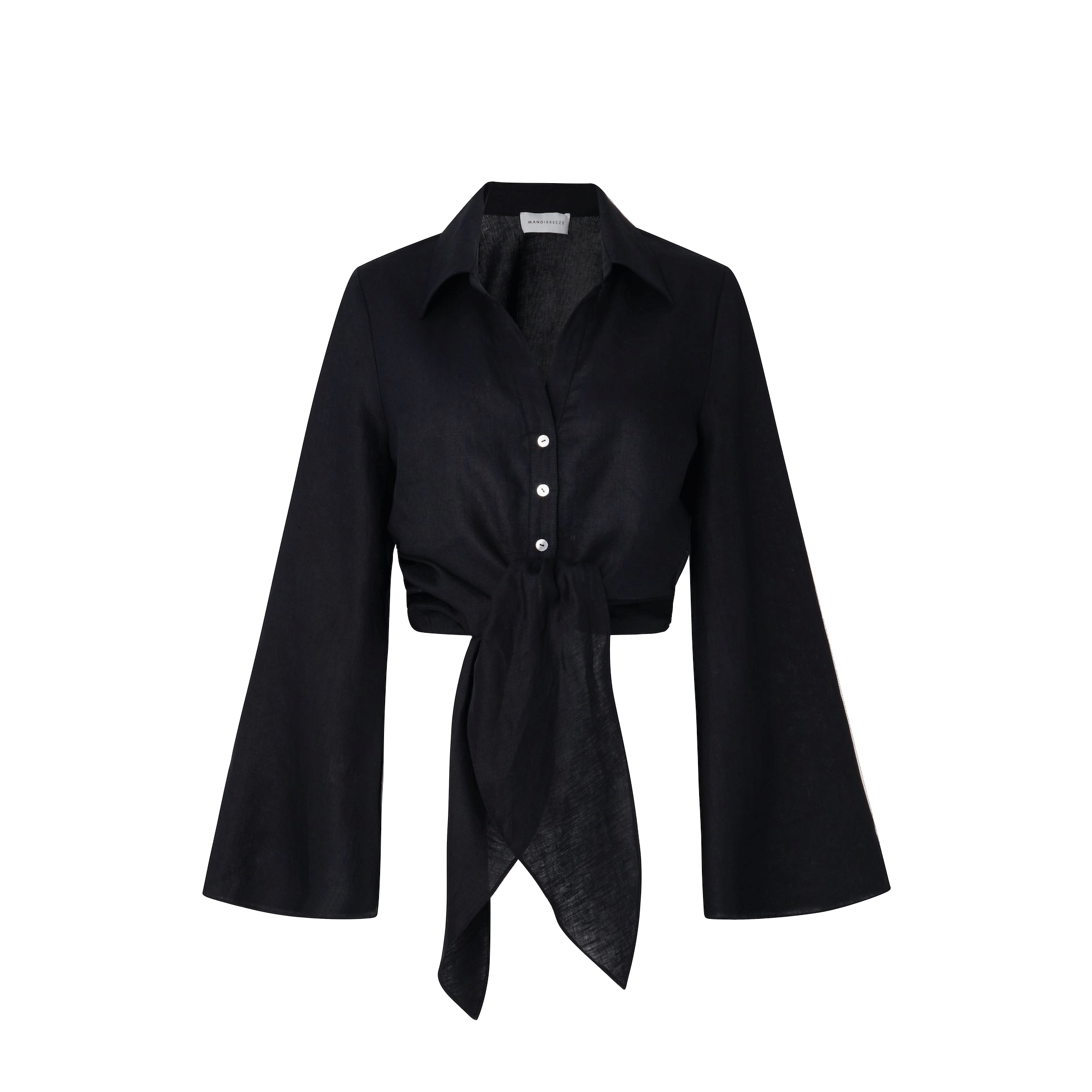 Adrienne shirt black made by MandiBreeze