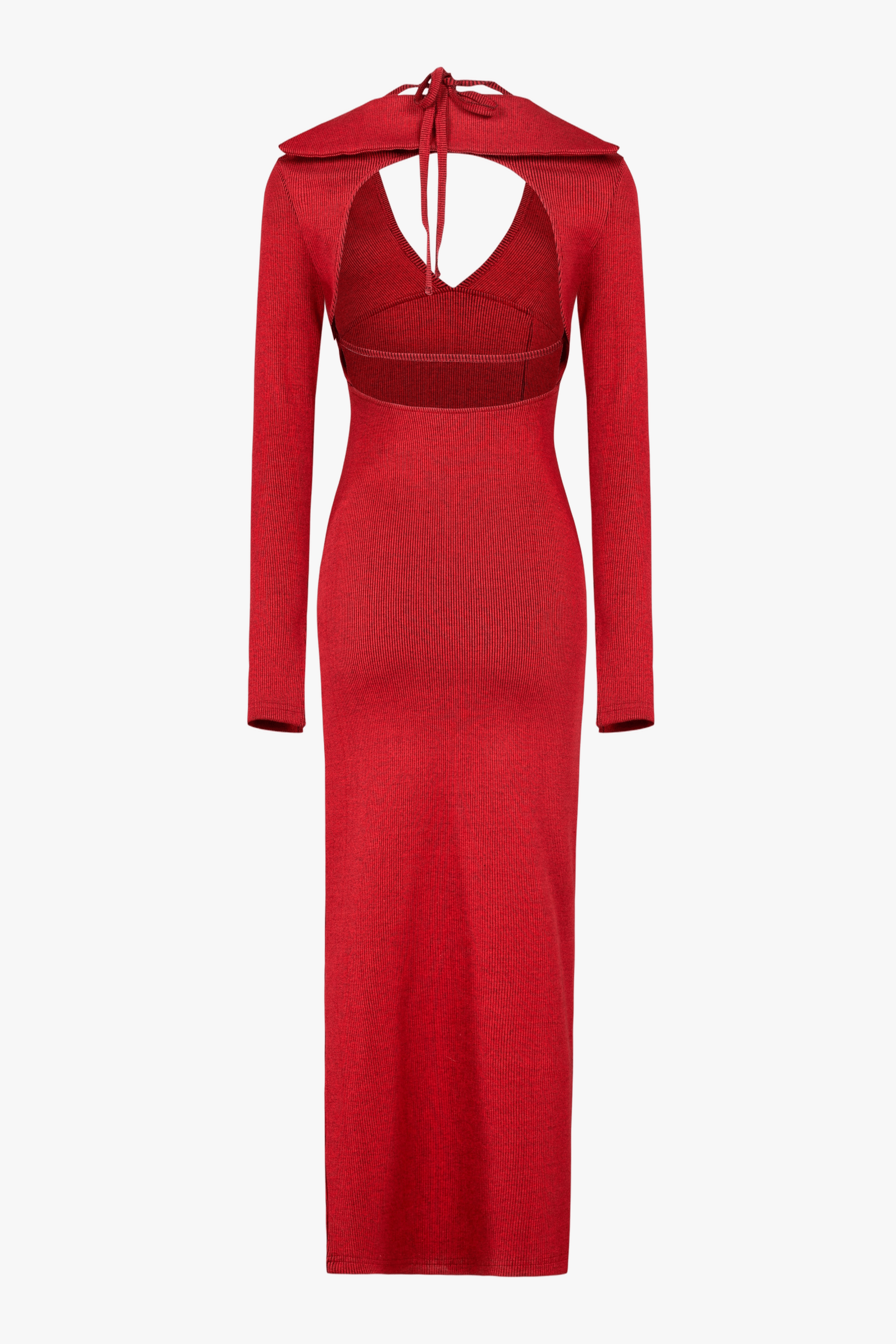 YOUR *ITCH 2 TONES RIB DRESS made by PCFG