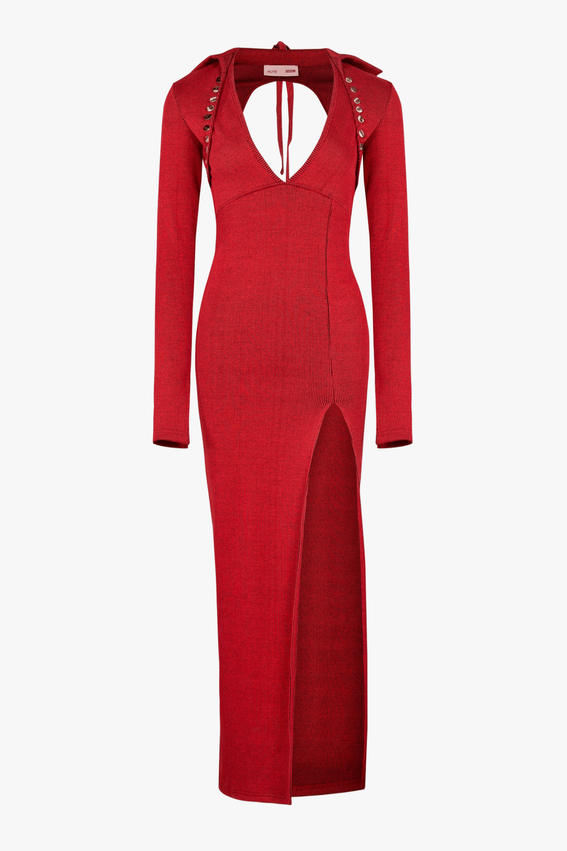 YOUR *ITCH 2 TONES RIB DRESS made by PCFG