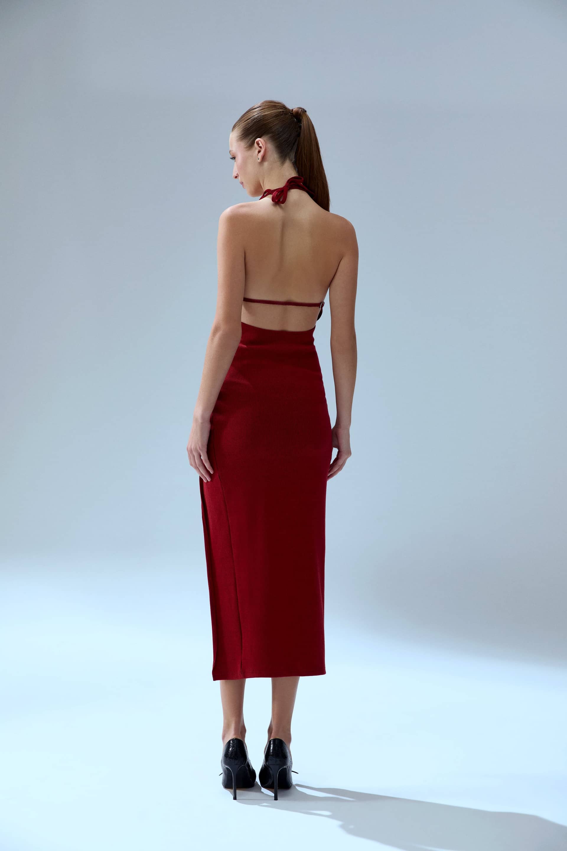 YOUR *ITCH 2 TONES RIB DRESS made by PCFG