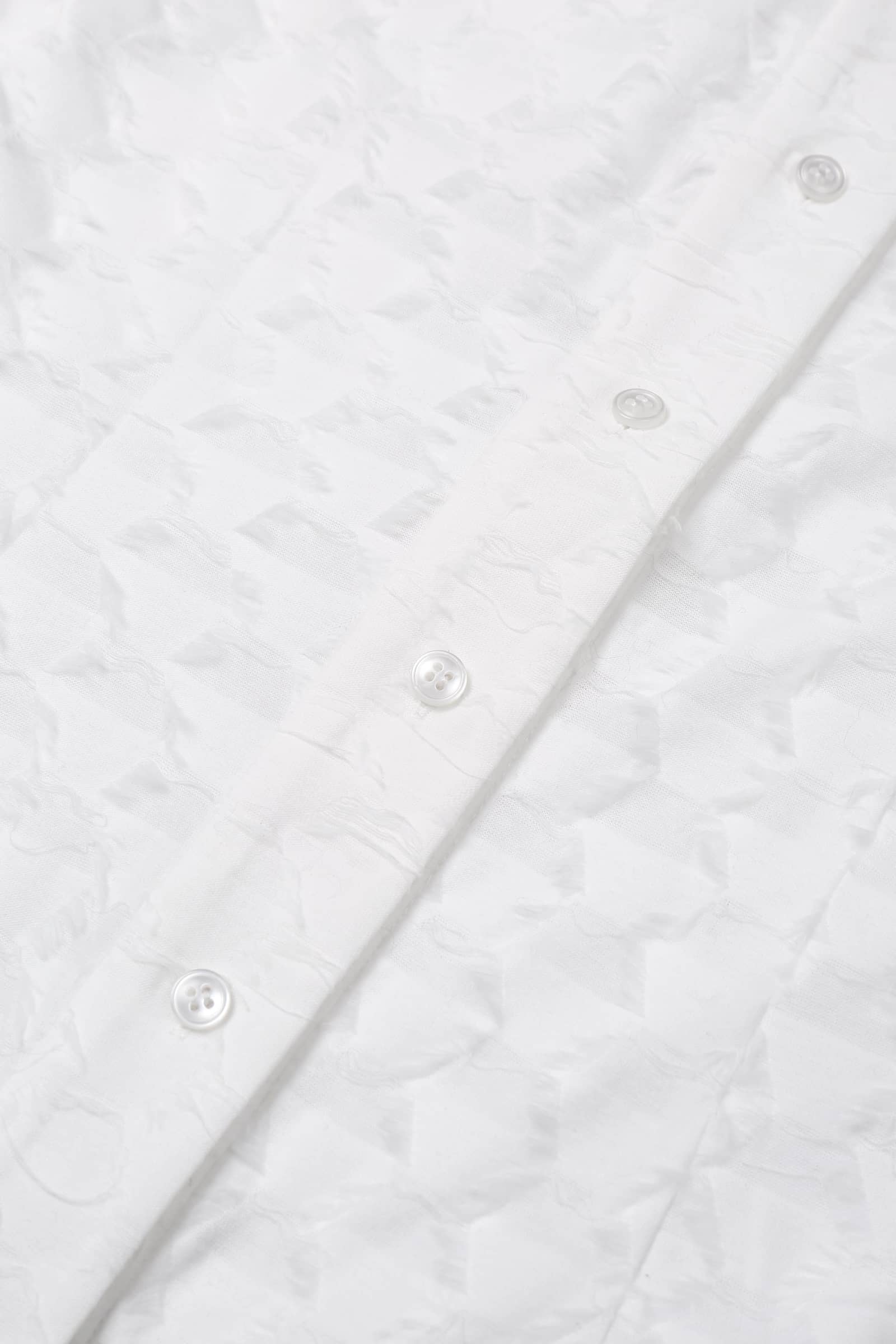 JACQUARD FRINGE SHIRT made by YIBRI