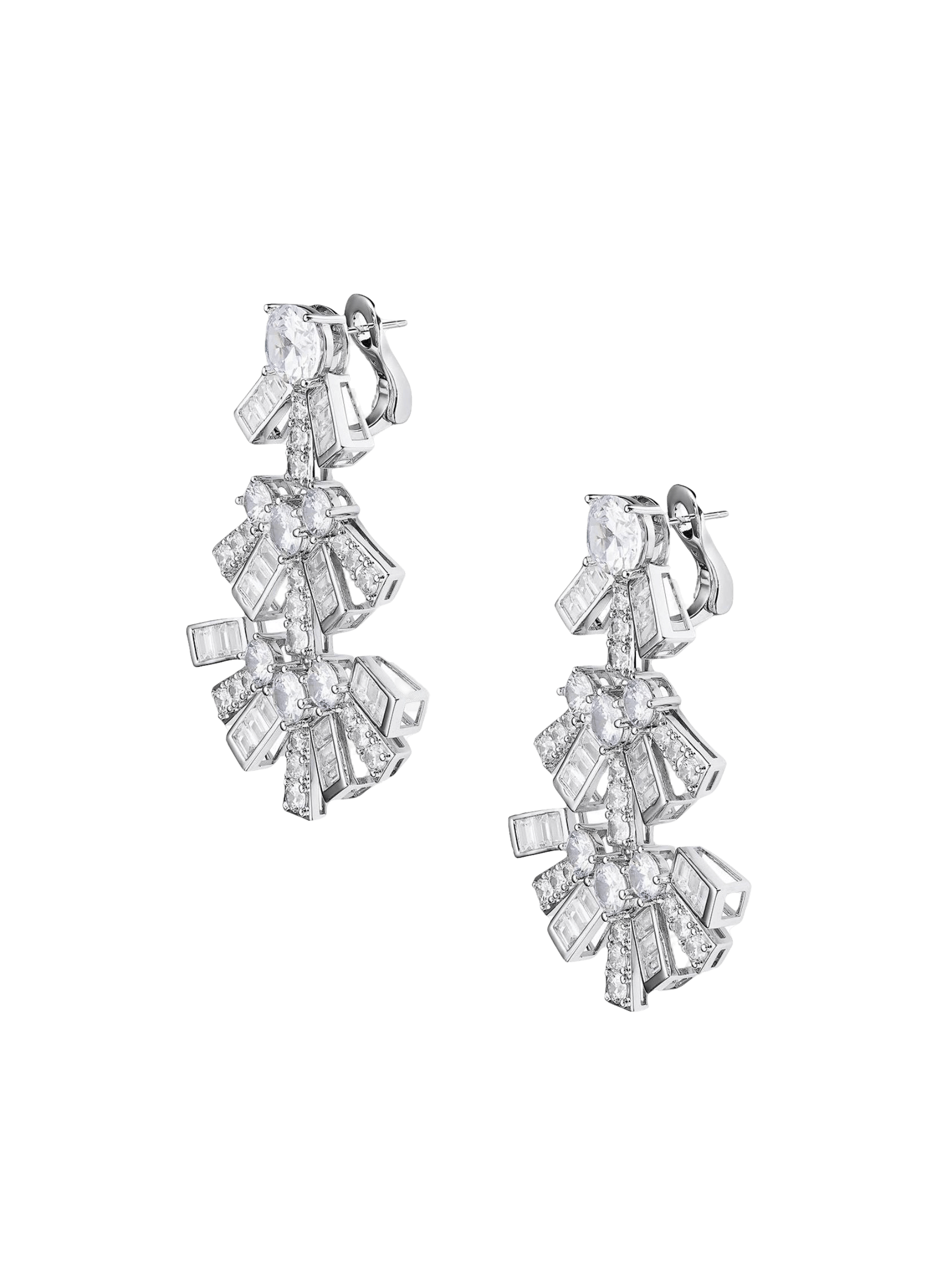 Claira Earrings (White) made by Nana Jacqueline